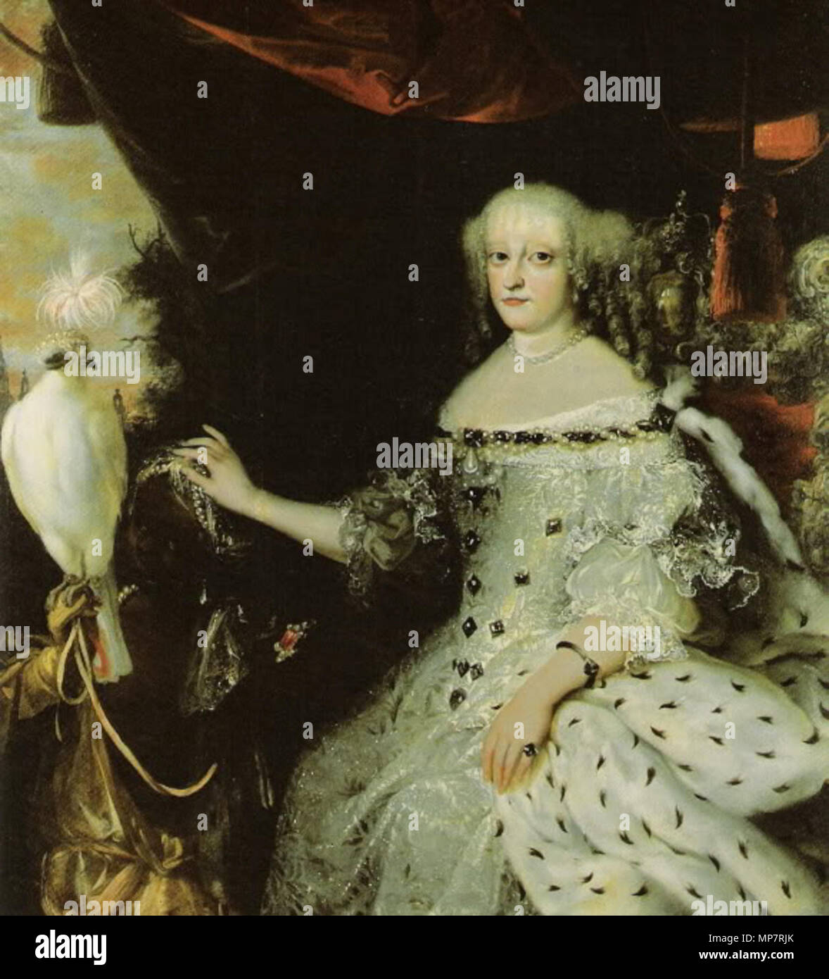 Sophie Amalie von Braunschweig-Lüneburg , Königin von Dänemark/Dronning af  Danmark, with a slave circa 1670. 1133 Sophieamalieluneburg queen of  denmark Stock Photo - Alamy