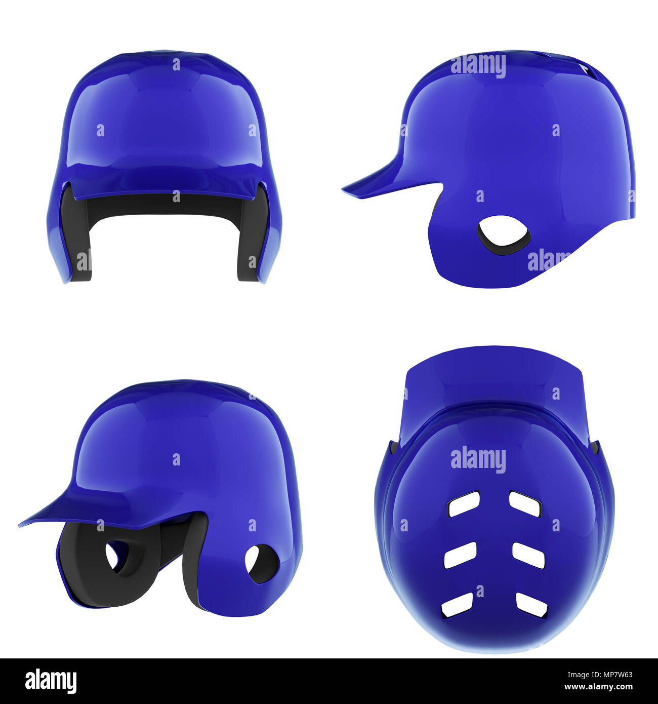 Baseball Batting Helmet Stock Photo Alamy