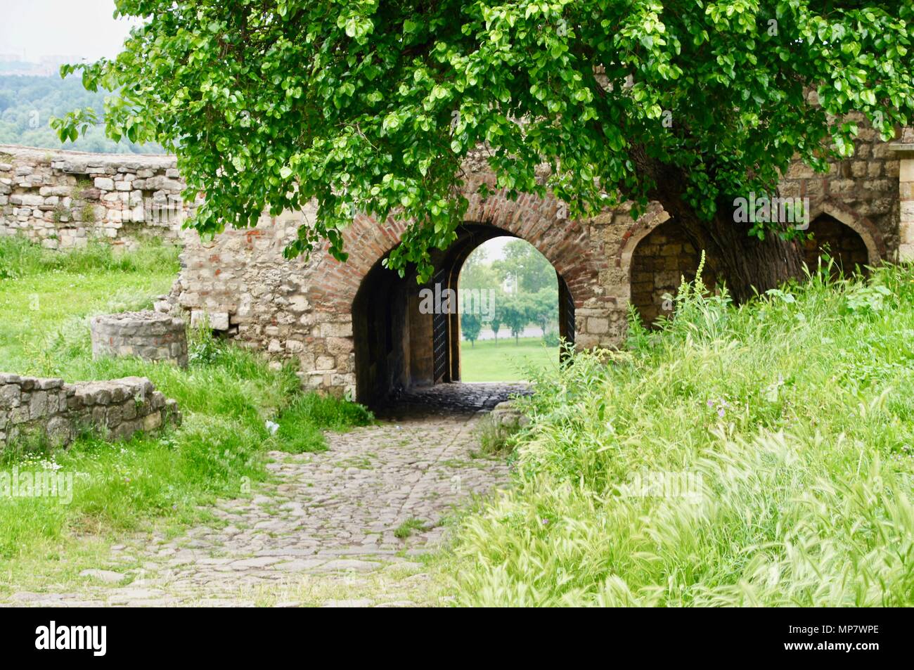 Archway in Beograd, Serbia Stock Photo