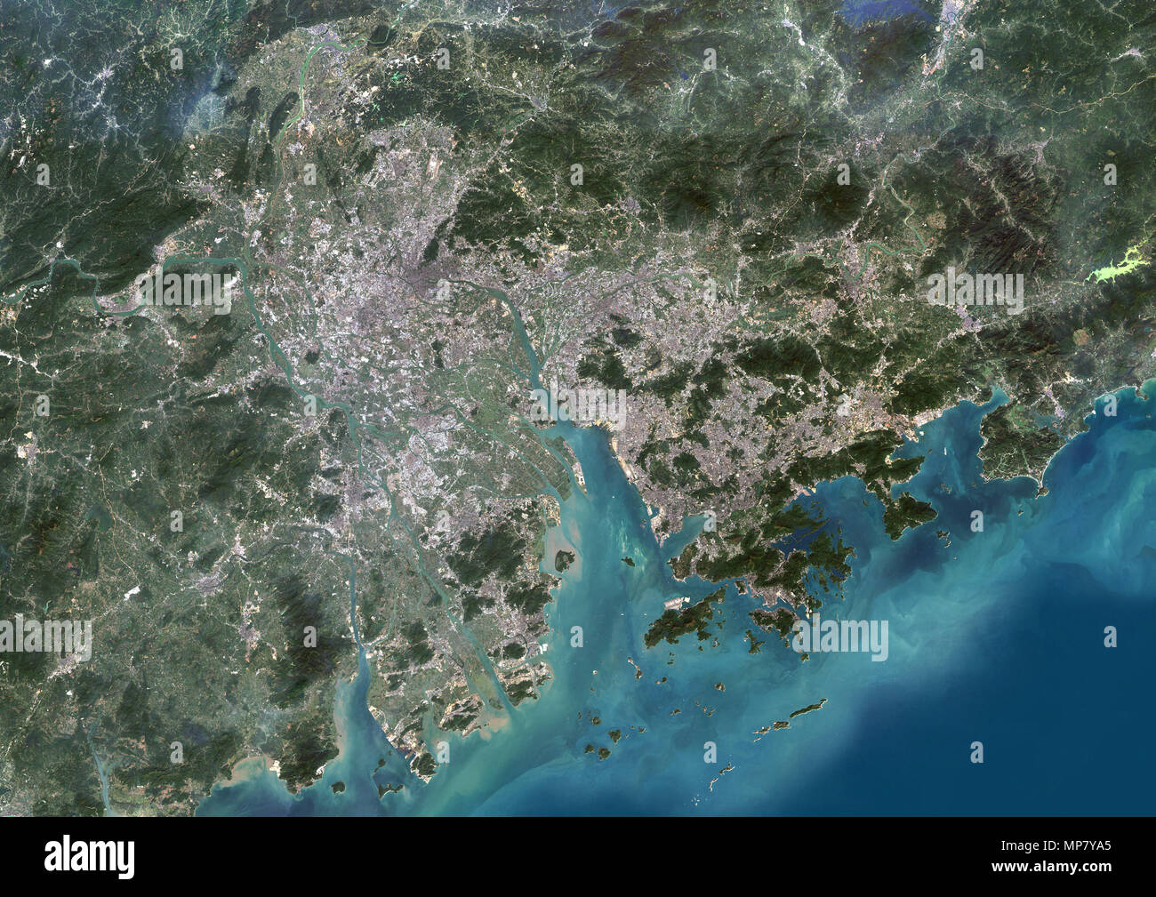 Guangzhou to Hong Kong, Pearl River Delta, China Stock Photo - Alamy