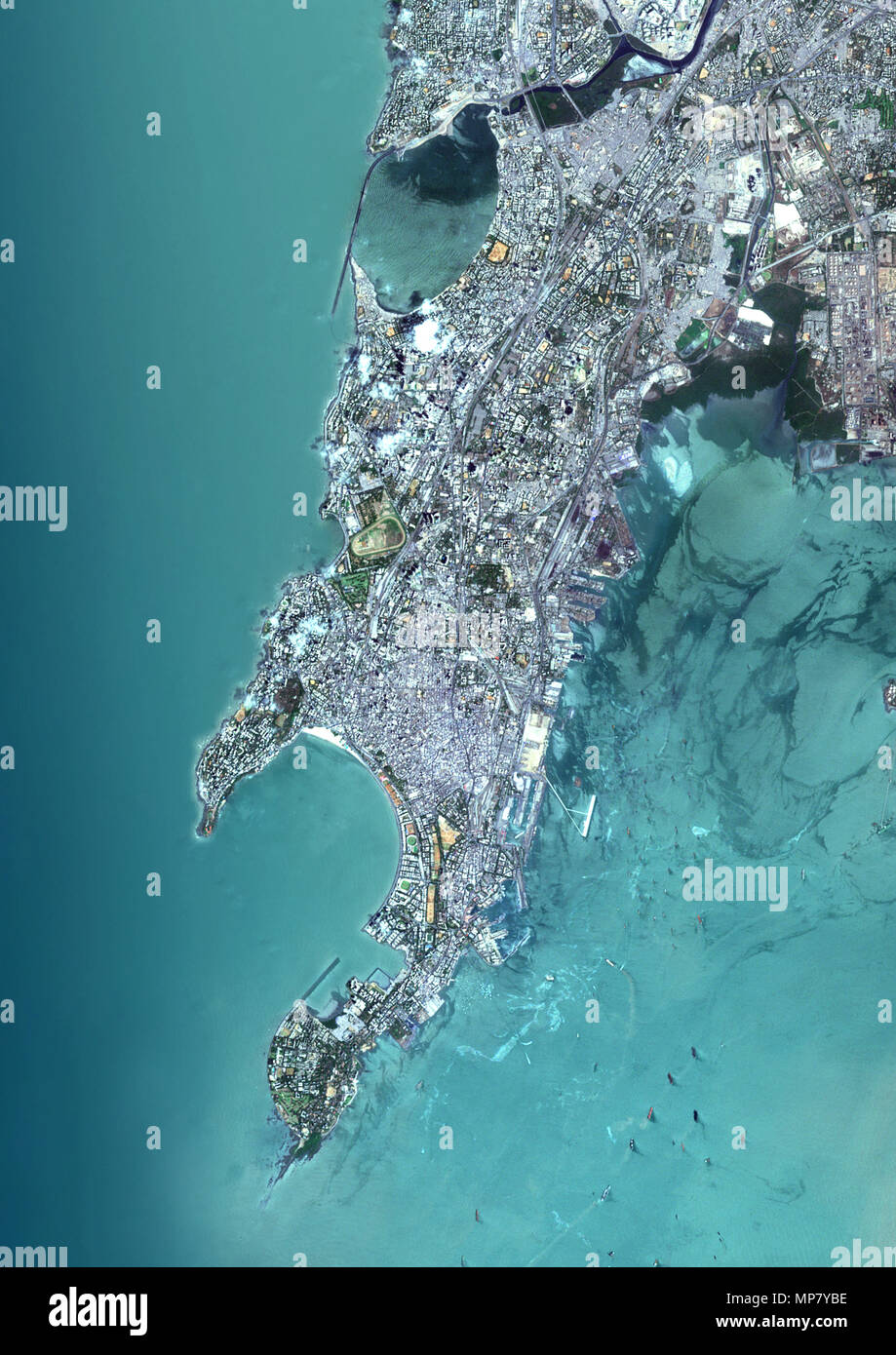 satellite map of mumbai Mumbai India Stock Photo Alamy satellite map of mumbai