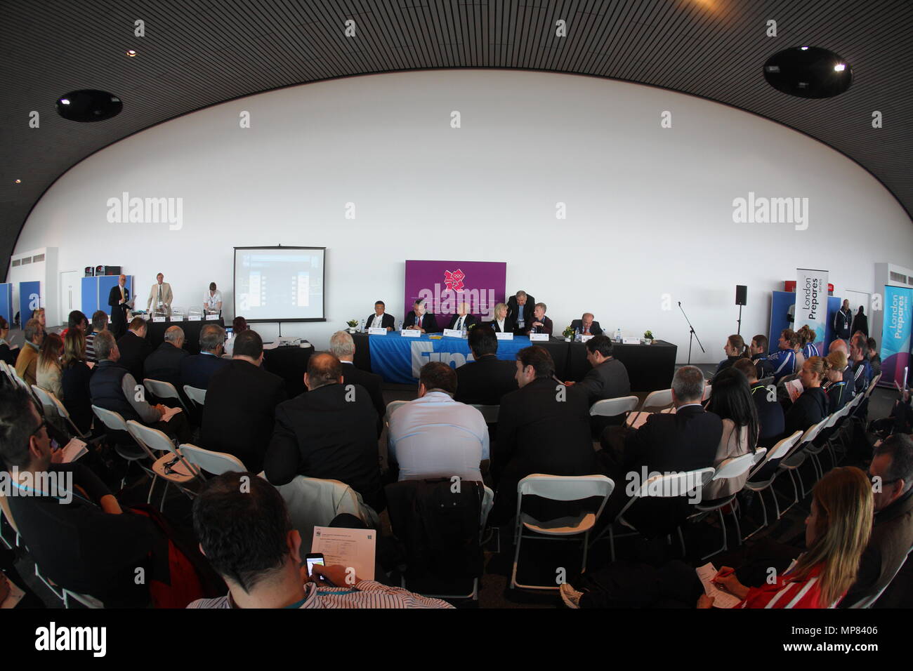 Dr Julio C Maglione FINA President oversees the Fina Olympic Water Polo