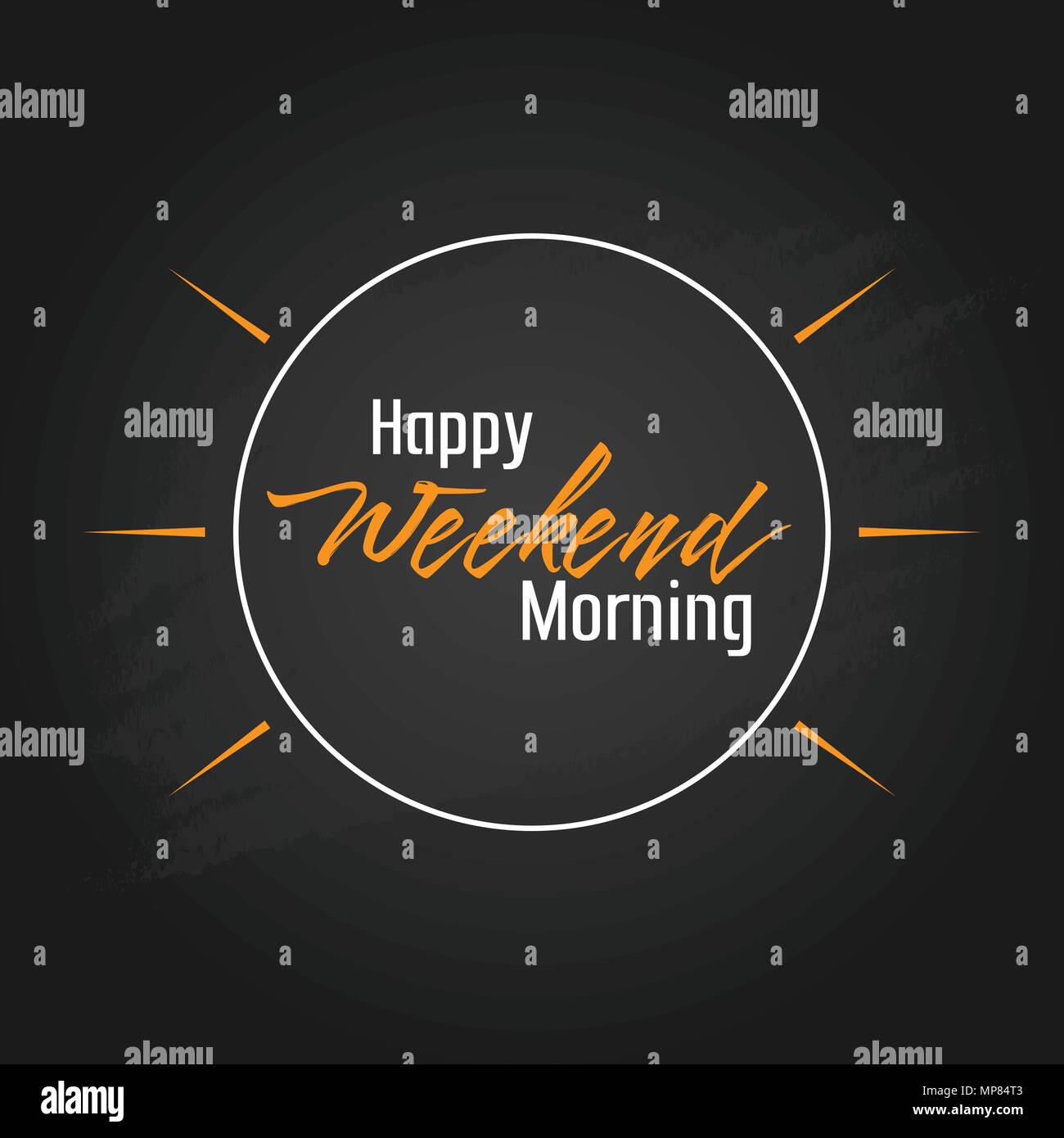 Happy morning holiday text Stock Vector Images Alamy
