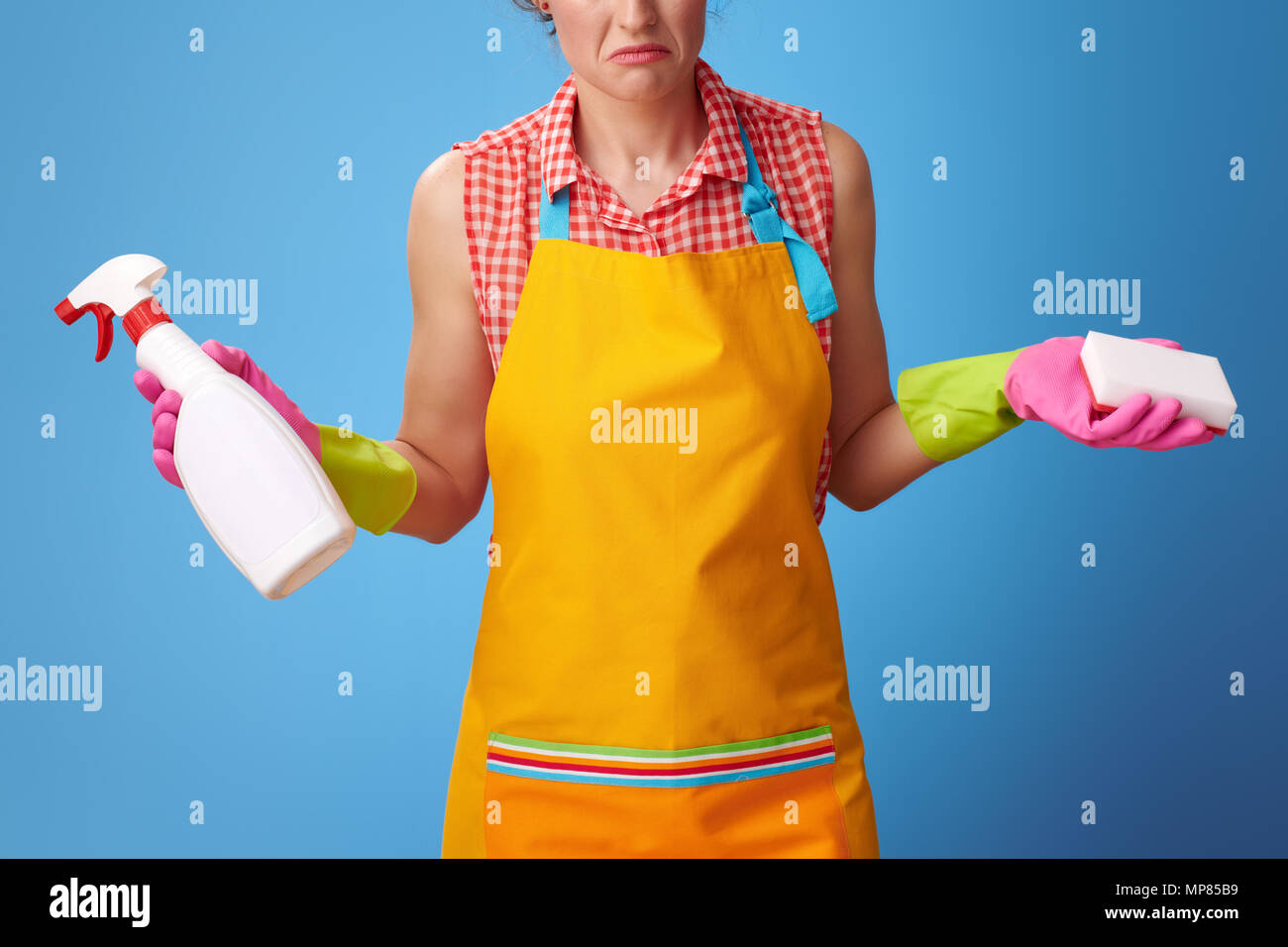 Rubber gloves washing up isolated hires stock photography and images