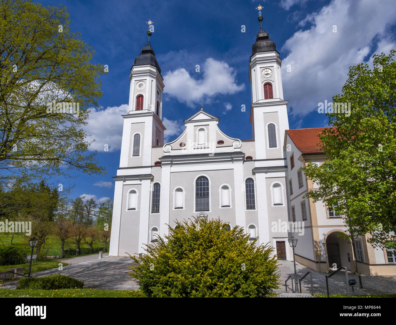 Irsee Monastery, Bavaria, Germany Stock Photo