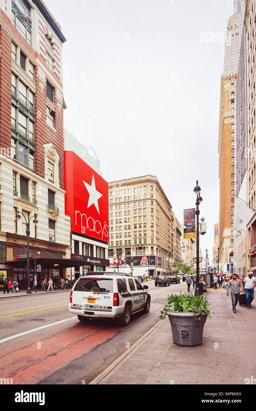 New York, USA May 06, 2015 The world largest department store Macys