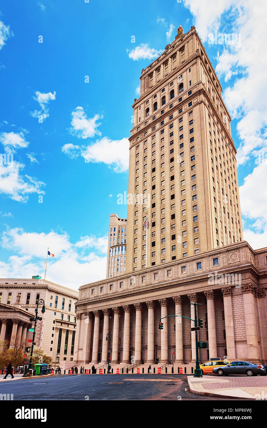 New York USA April 24 2015: New York State Supreme Court Building New York USA April 24 2015: New York State Supreme Court Building