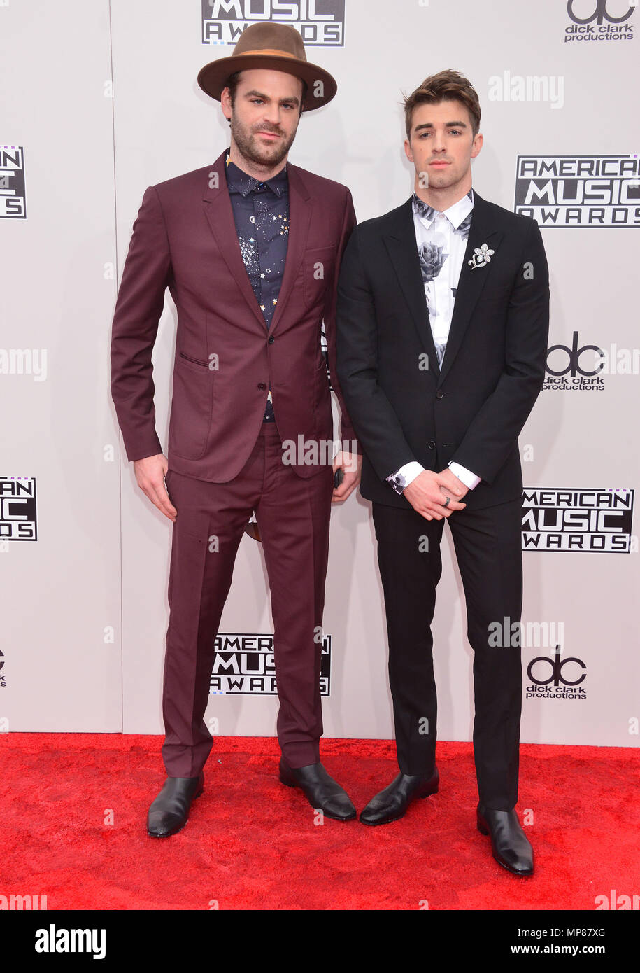 The chainsmokers 175 event in hollywood life california hi-res stock