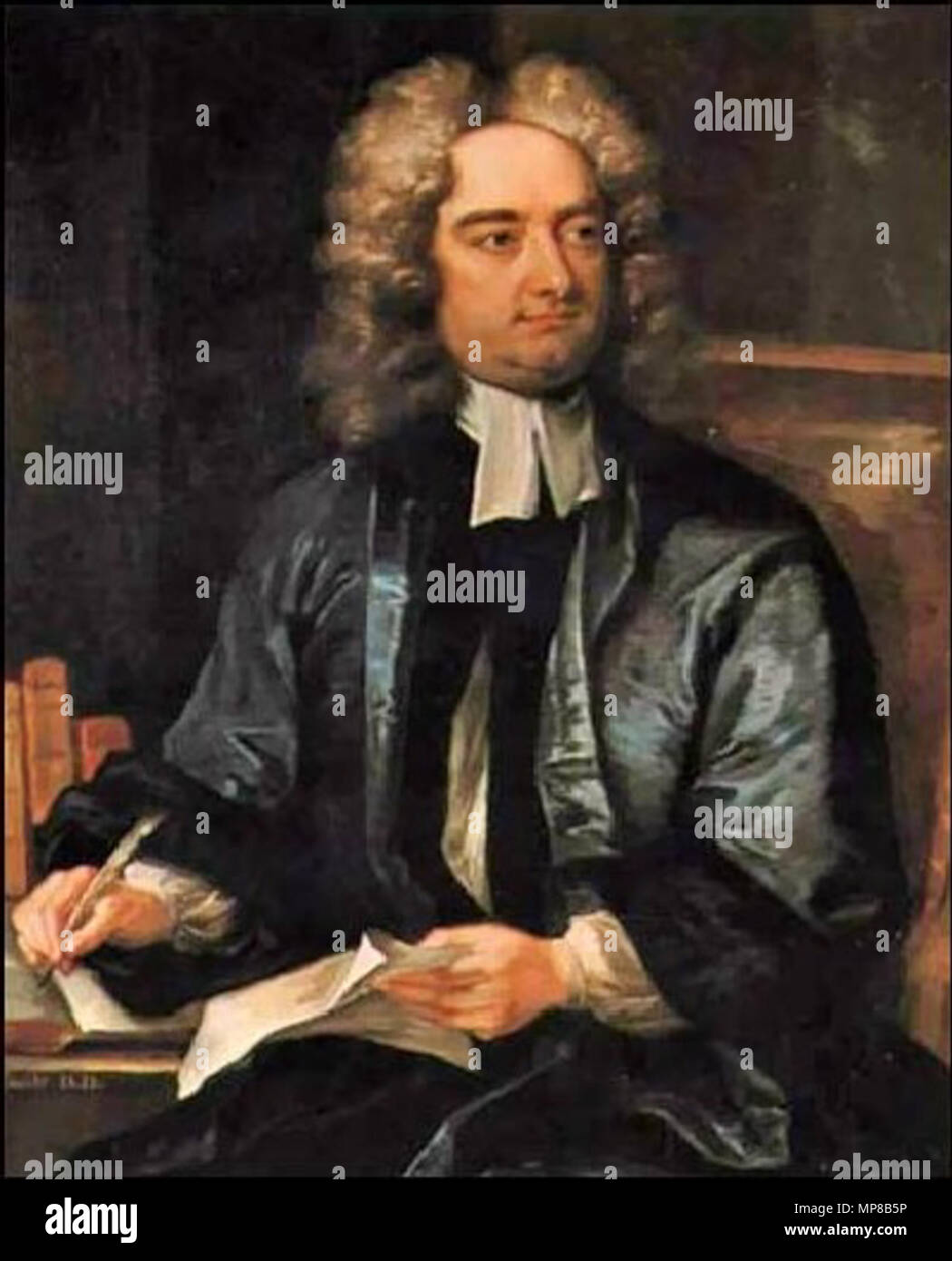 .  English: Charles Jervas portrait of Jonathan Swift . 1718.   718 Jervas-JonathanSwift Stock Photo