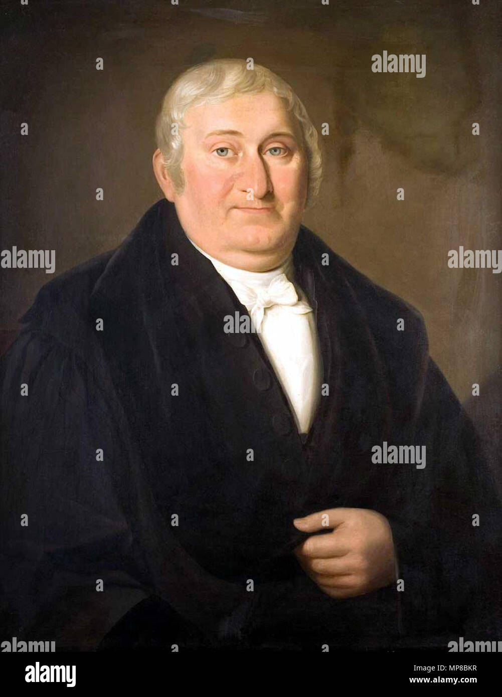 .  English: Johannes Matthias Schrant sr. (1783-1866), Leiden professor in Dutch history & retorica . 1843. Ezechiel Davidson (1792-1870) 720 JMSchrantSr Stock Photo