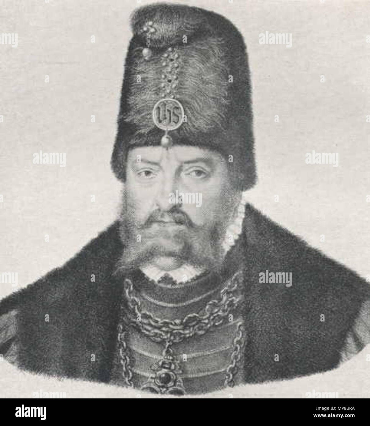 . Joachim II of Brandenburg . before 1571. Anonymous 720 Joachim II Hector von Brandenburg Stock Photo