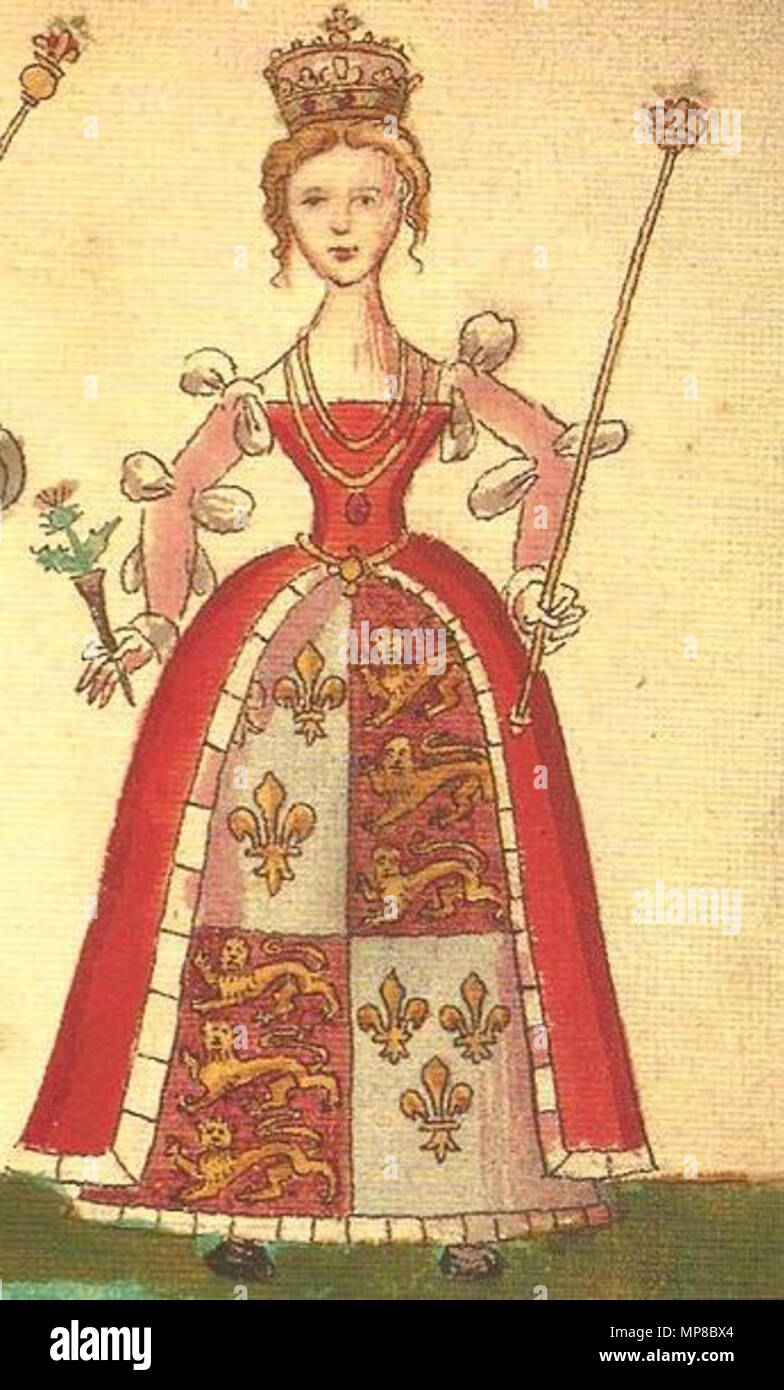 English Joan Beaufort Queen Of Scotland And Wife Of James I Coat Of Arms Of England