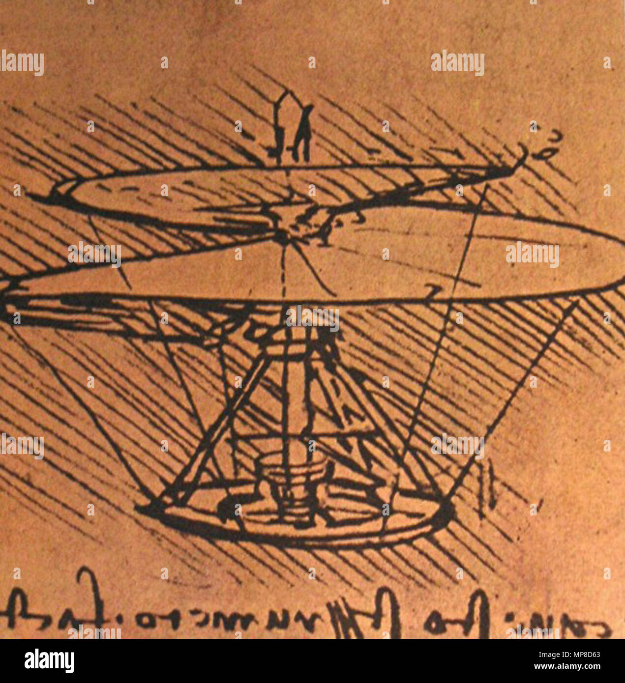 Leonardo da vinci helicopter hi-res stock photography and images - Alamy