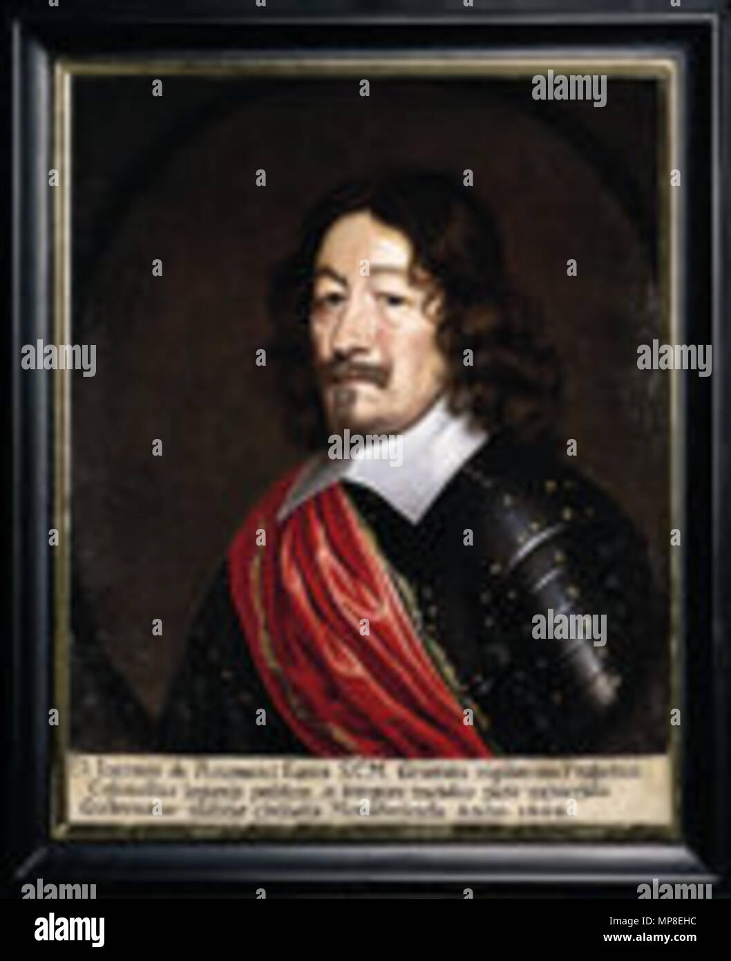 . English: Johann of Reumont, Commander of the troops in Münster, Westphalia, Germany, during the negotiation for the Peace of Westphalia. circa 1640/50. Unknown 730 JohannOfReumont Stock Photo