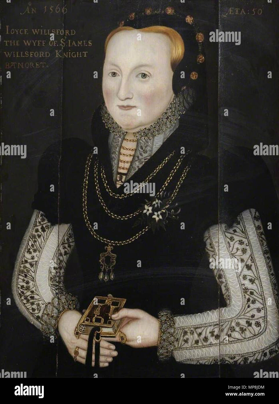 . English Portrait of Joyce Wilford (d.1580), Wife of Sir James