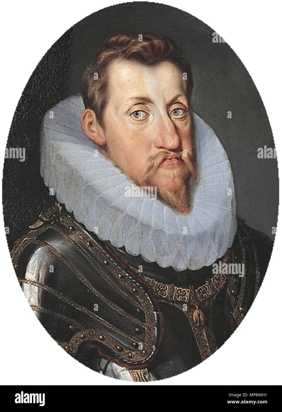 Portrait of Ferdinand II, Holy Roman Emperor (1578-1637). Porträt.-Gemälde . circa 1614.   755 Kaiser Ferdinand II Stock Photo