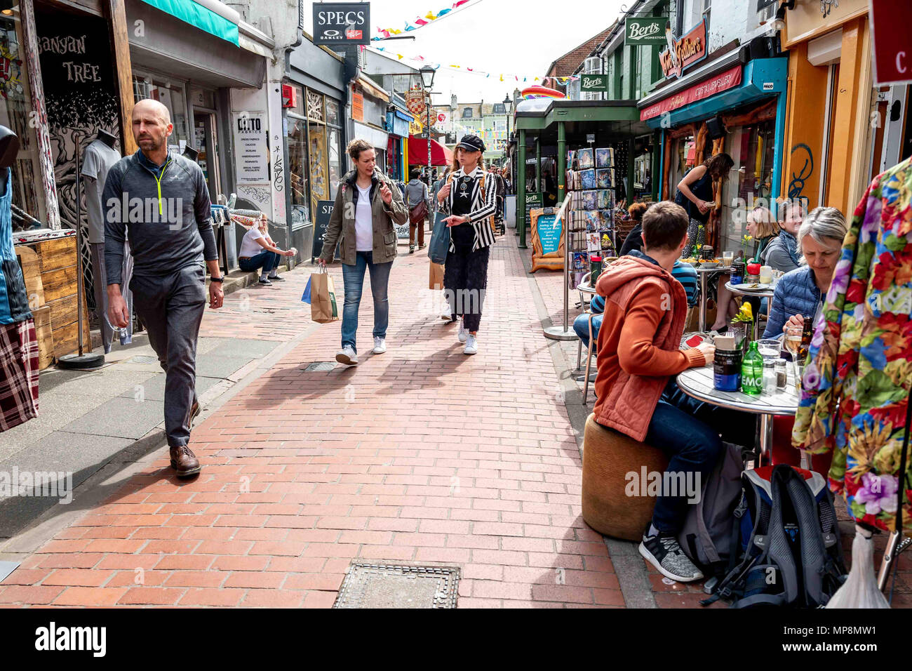Kensington Gardens in Brighton's North Laine area Stock Photo Alamy