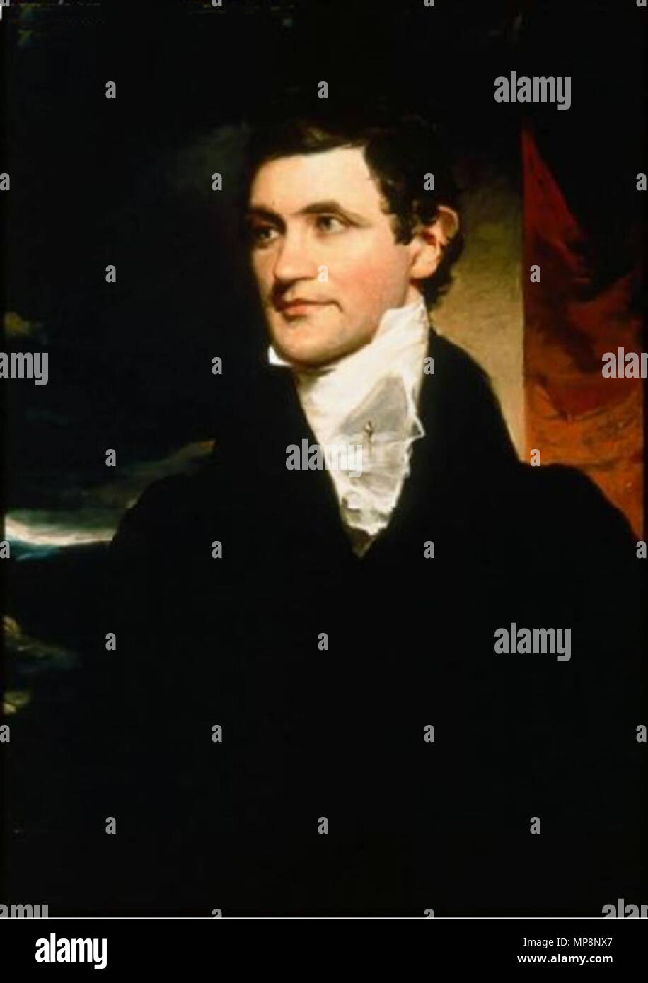 Deutsch: George Peabody   1822.   734 John Neagle George Peabody Stock Photo