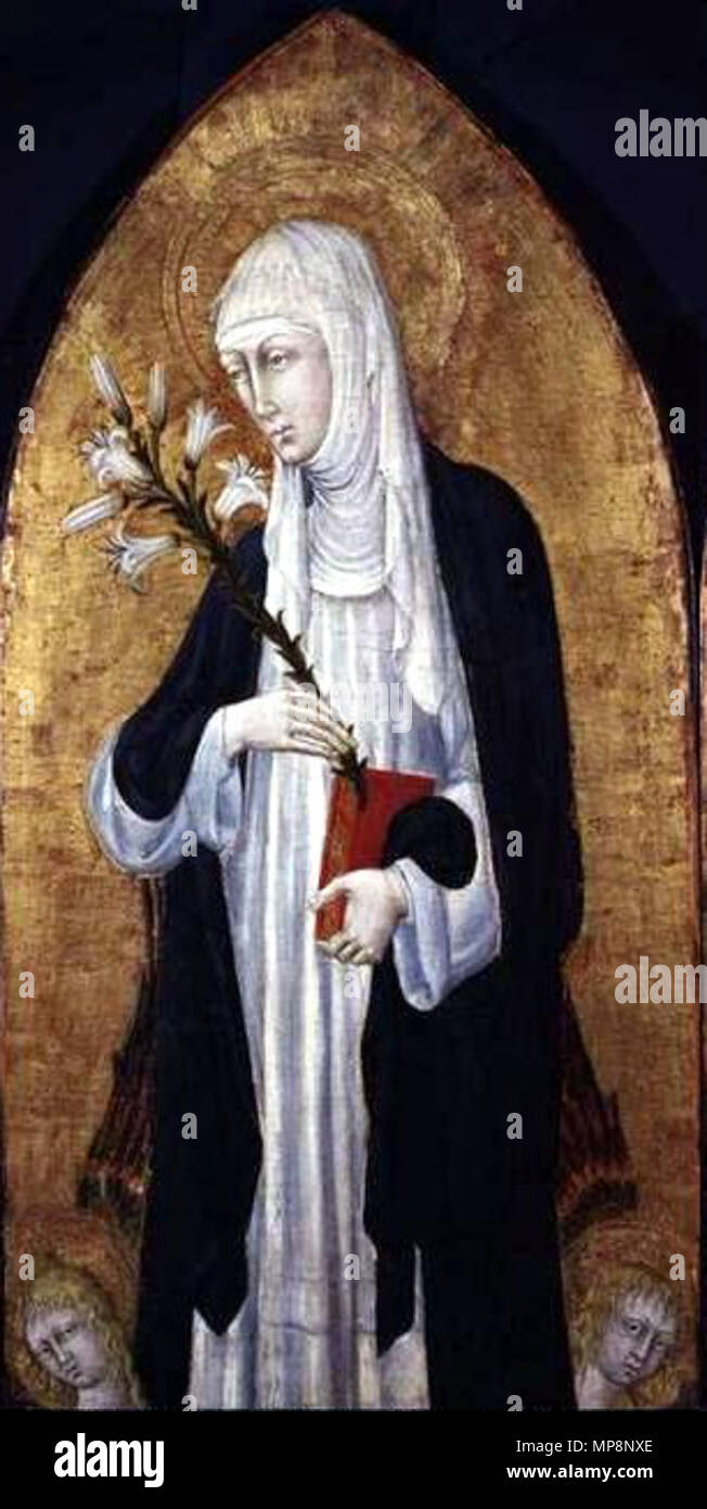. Saint Catherine of Siena Tempera and gold on panel, 108.6 x 53.3 cm ...