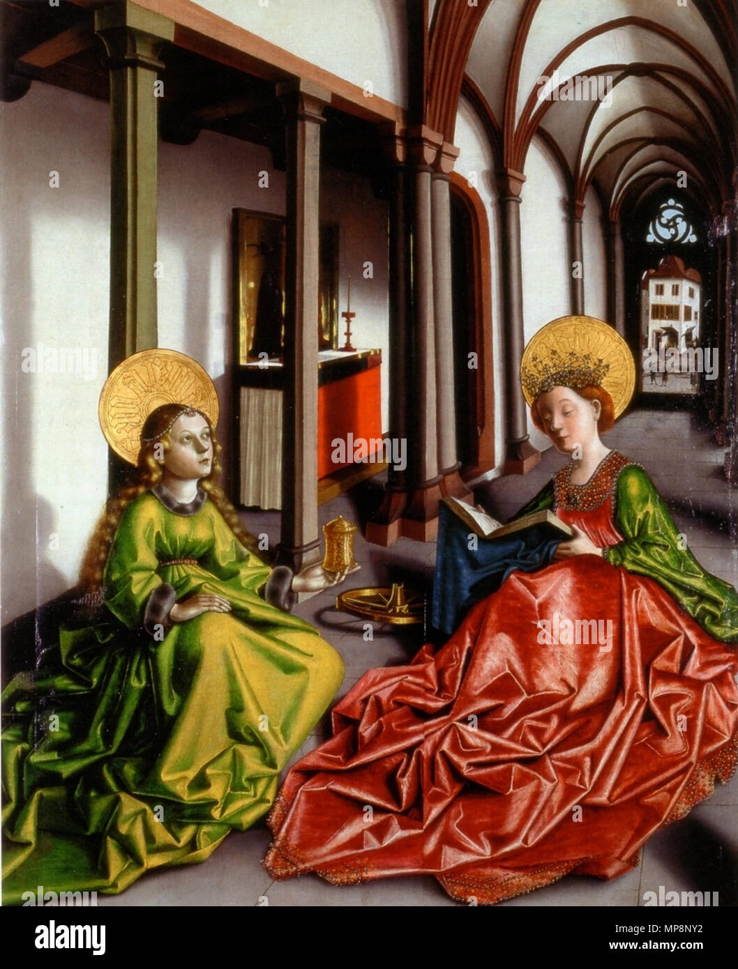 . Français Konrad Witz, Sainte Madeleine et sainte Catherine . 1440