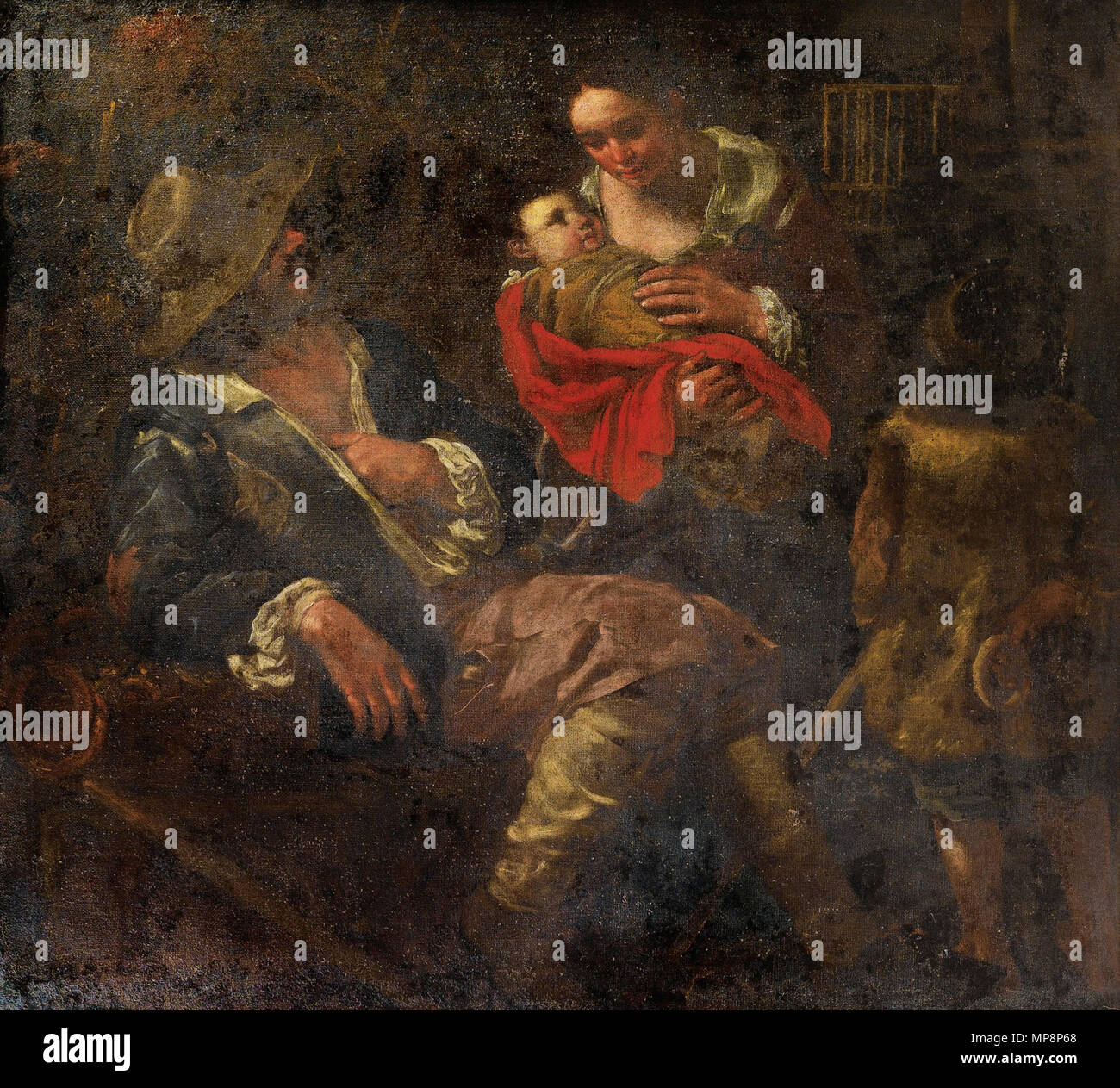 A peasant family in an interior . 762 Bernhardt Keil A peasant family