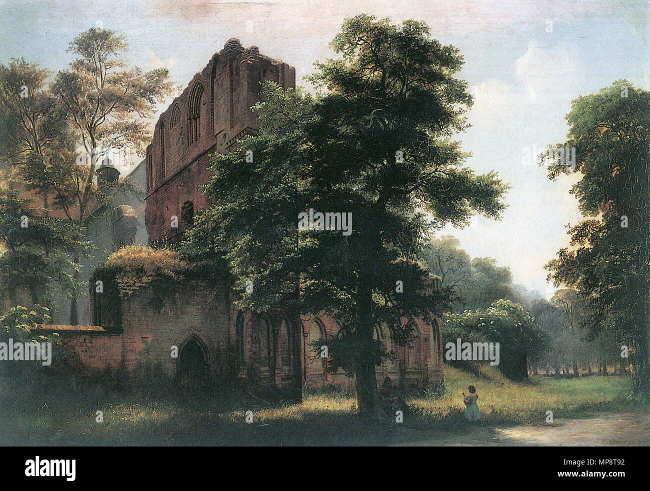 1858 n a eduard gaertner 1801 1877 description hires stock photography