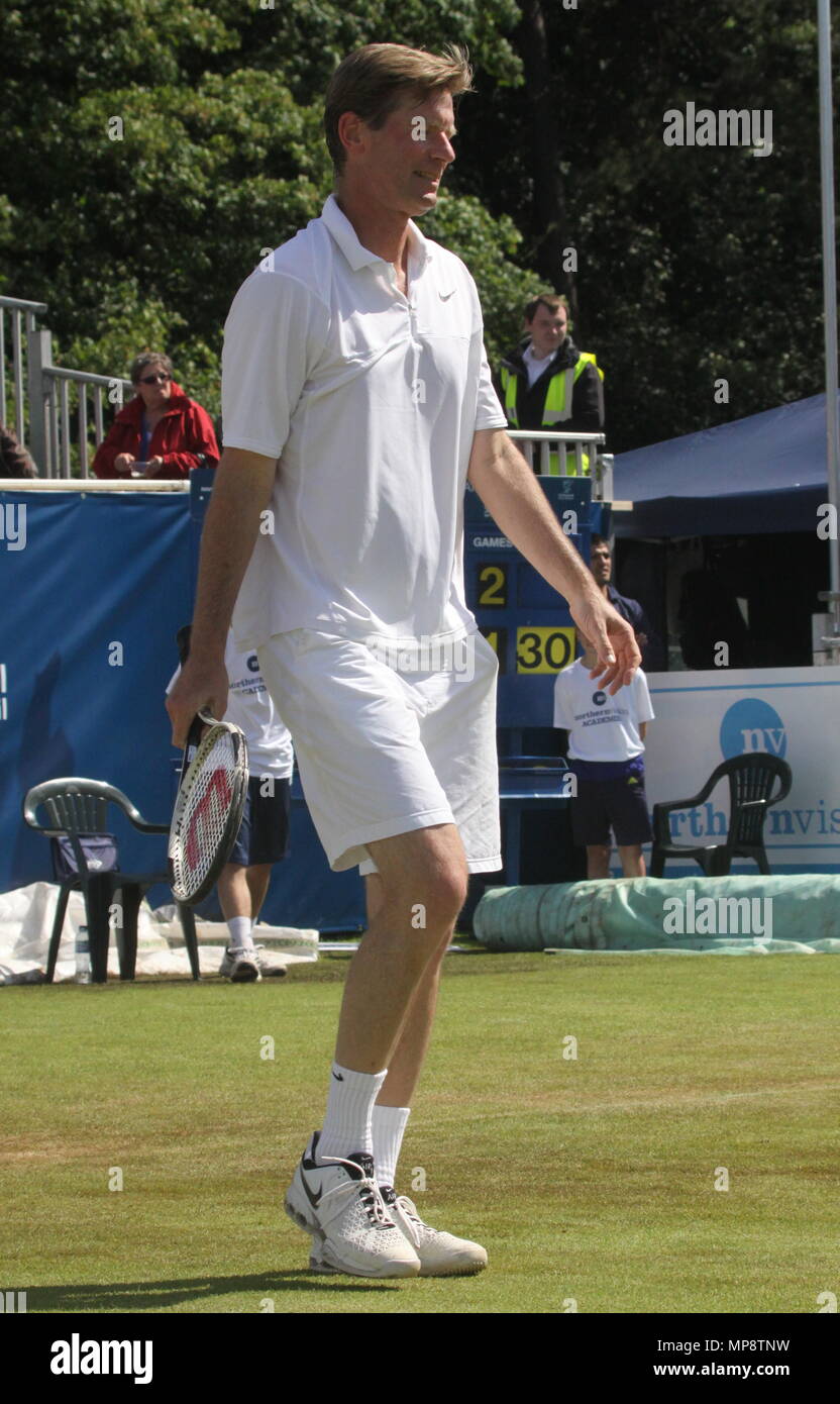 peter-fleming and peter Mcnamara play at Liverpool Tennis Tournament credit  Ian Fairbrother/AlamyPeter Fleming Stock Photo - Alamy