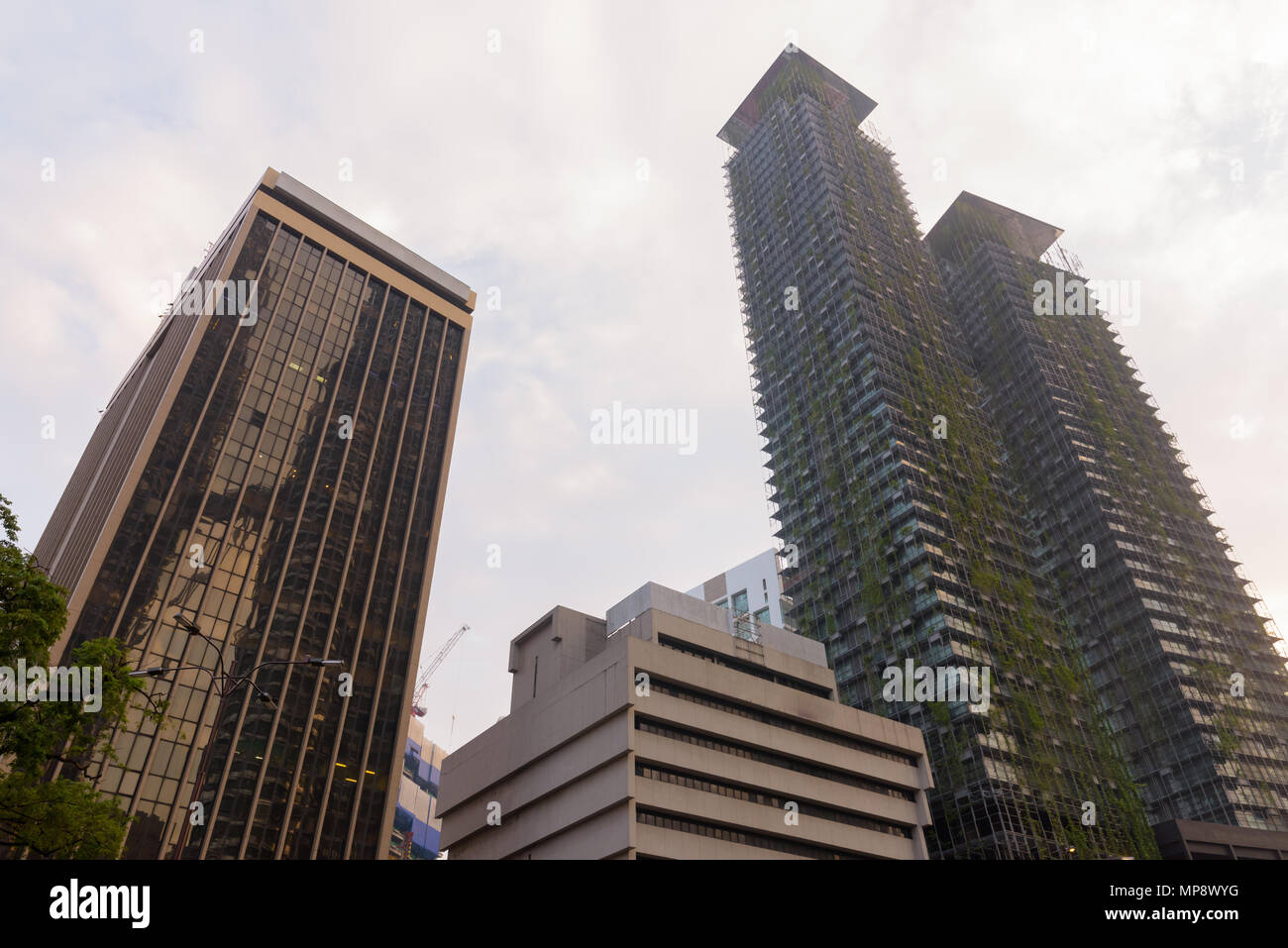 Urban Skylines In The City Of Kuala Lumpur, Malaysia Stock Photo