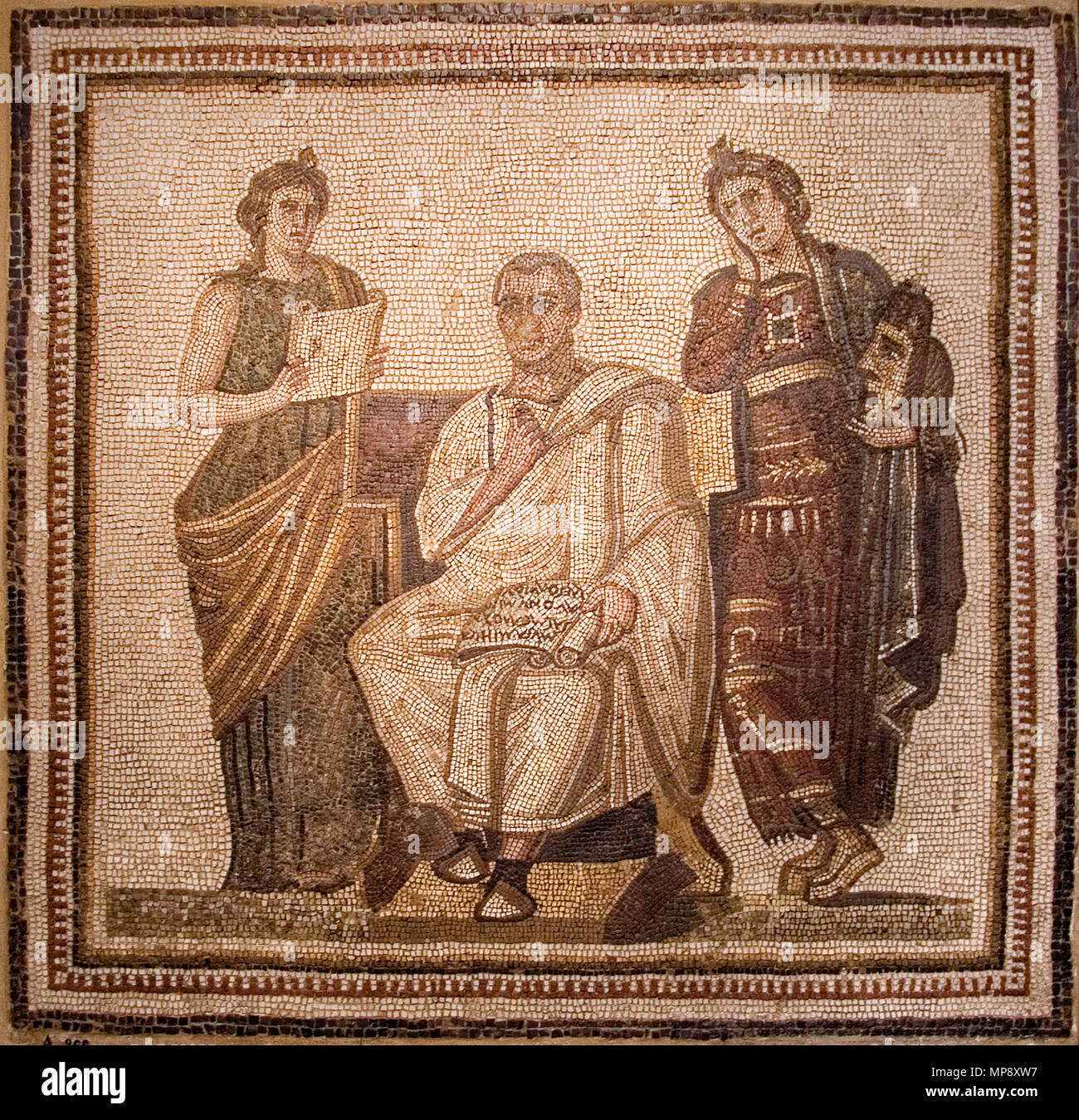 3rd century mosaic bardo hi-res stock photography and images - Alamy