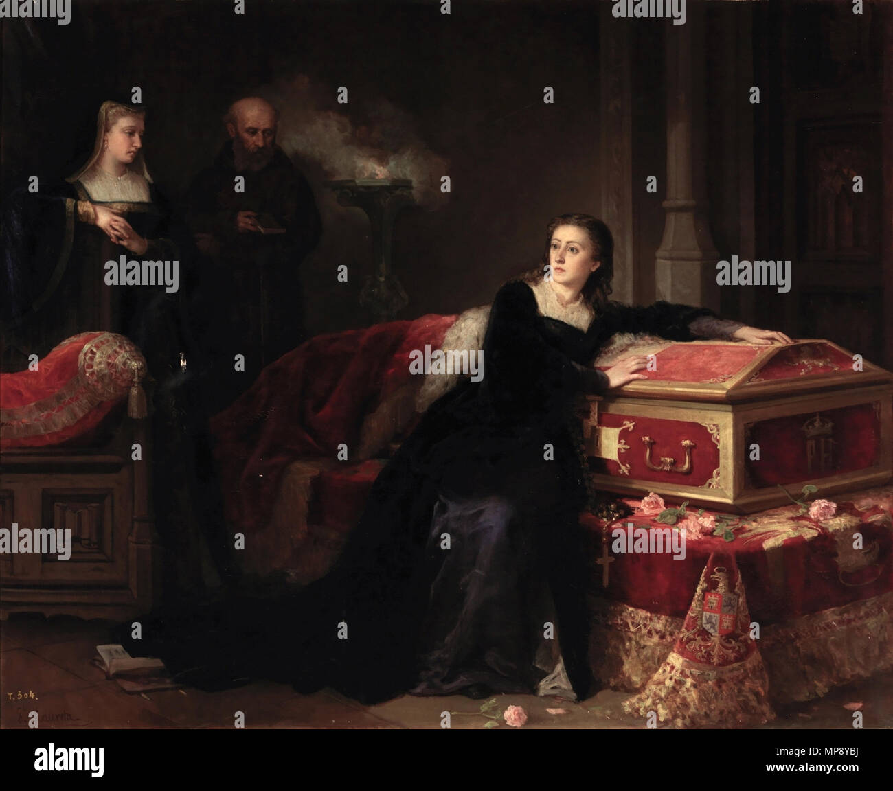 786 La reina Doña Juana la Loca (Museo del Prado) Stock Photo