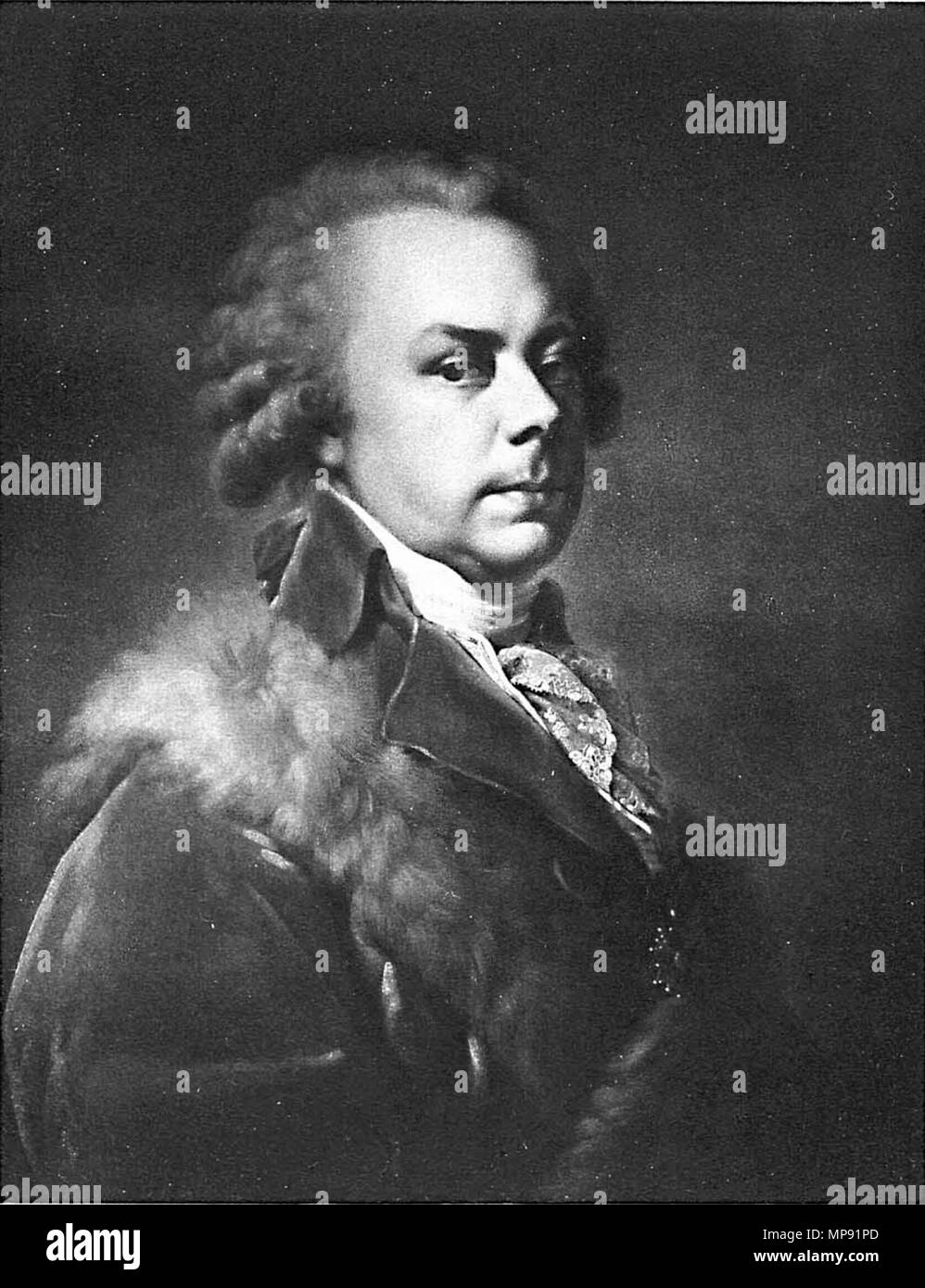 . Portrait of Nikolay Borisivich Yusupovru (1750-1831) . fourth quarter of 18th century.   798 Le Prince Nicolas Borissowitch Youssoupoff Stock Photo