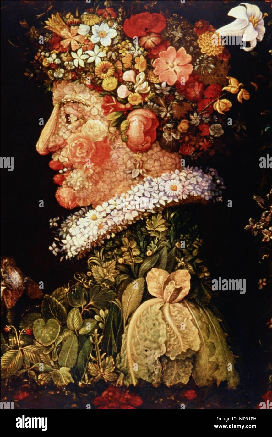 The Spring 1563. 798 Le Printemps - Giuseppe Arcimboldo Stock Photo - Alamy