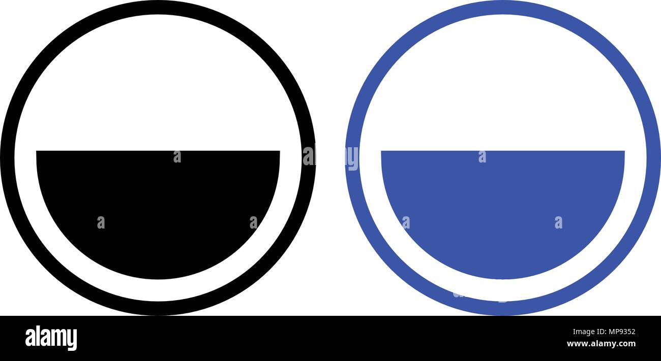 Pie Chart icon, isolated on white background Stock Vector
