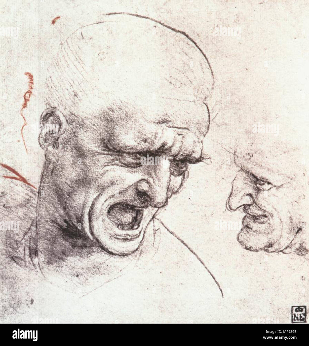 English: Head studies . Head studies . between 1504 and 1505. 803 ...