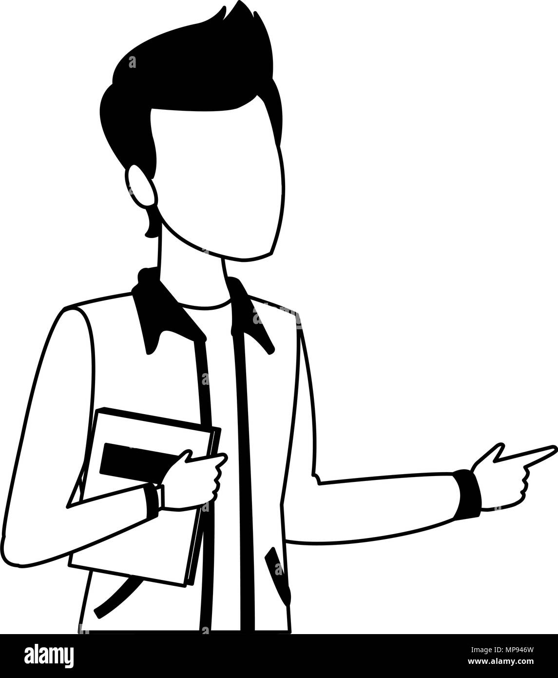 Doctor young man in Black and White Stock Photos & Images - Alamy