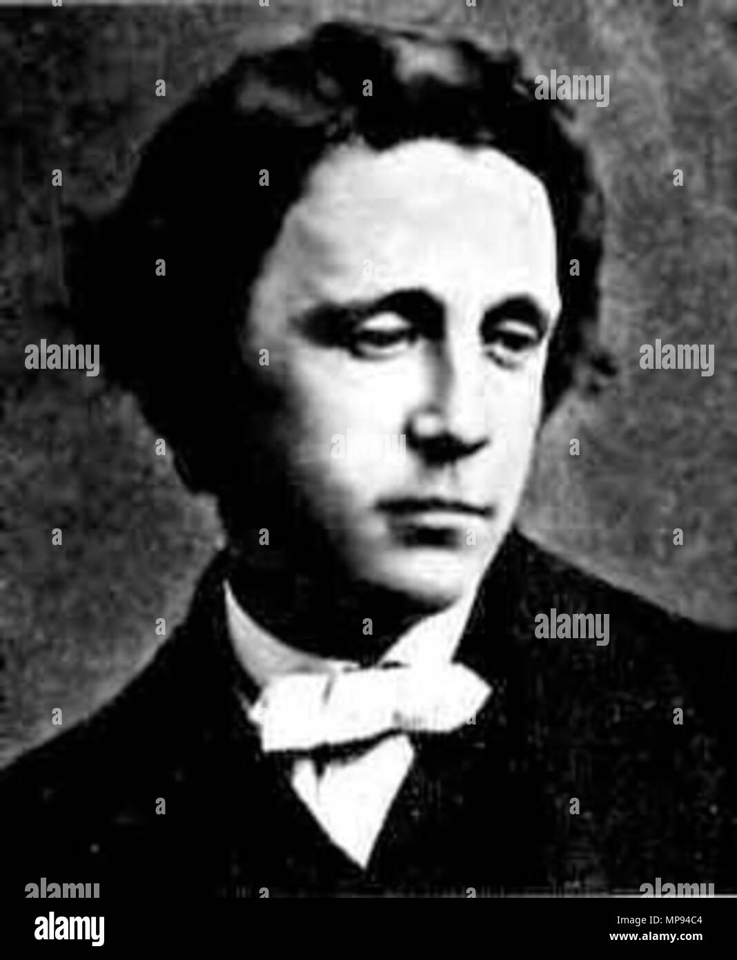 . Charles Lutwidge Dodgson (Lewis Carroll) . 1863. Oskar Gustav Rejlander (1813? - 1875) 808 Lewis carroll Stock Photo
