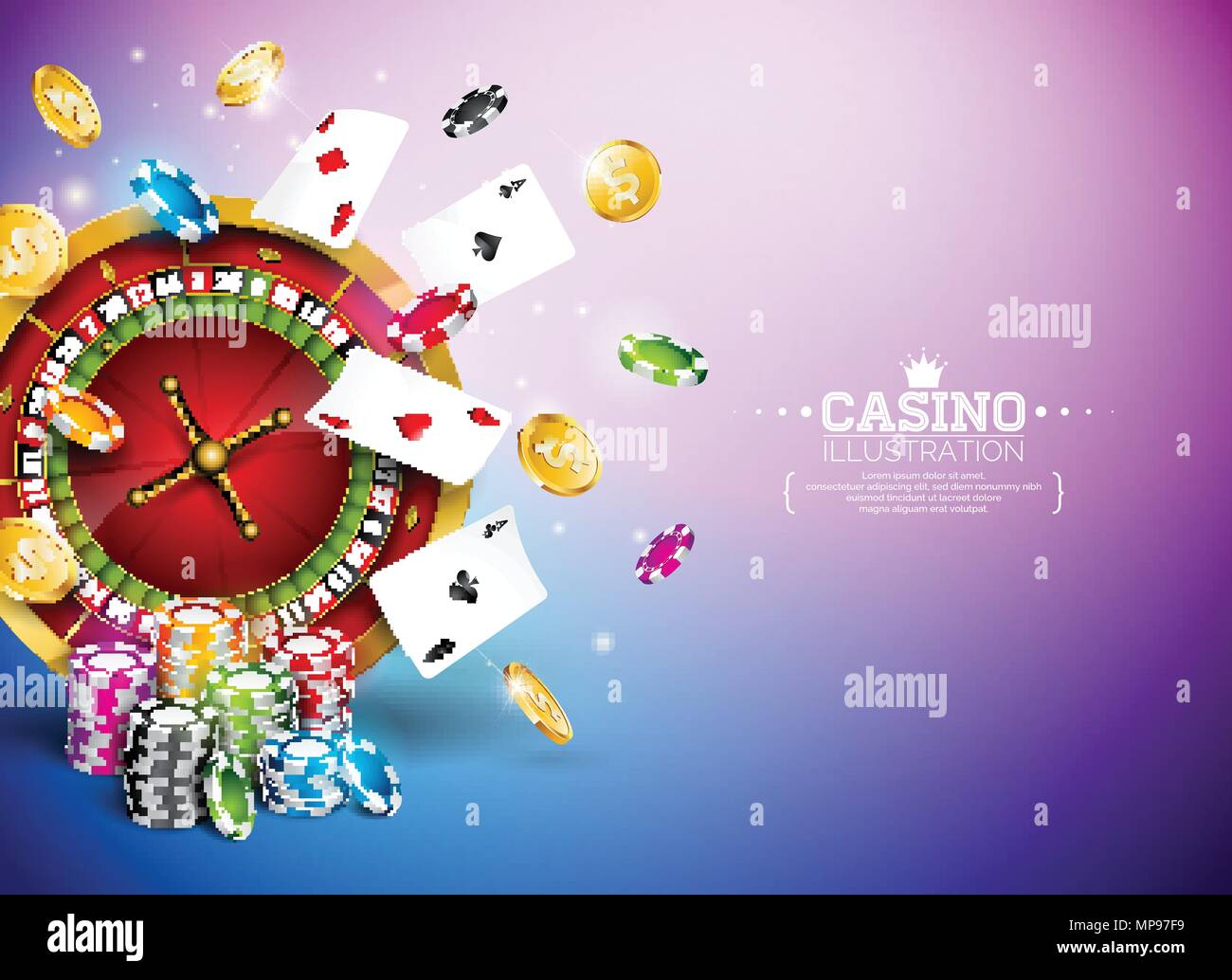 Falling chips Stock Vector Images - Alamy