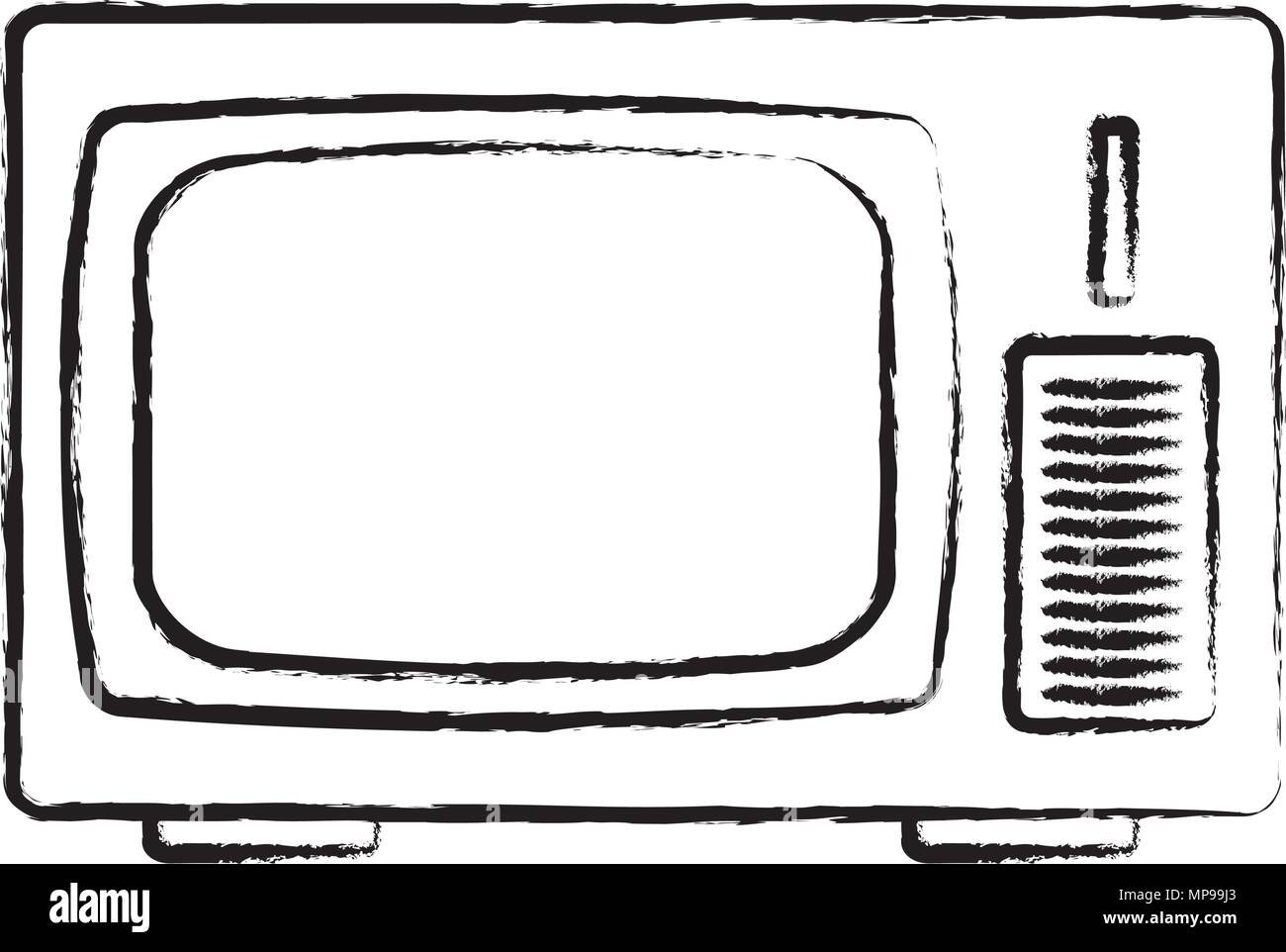 retro television icon over white background, vector illustration Stock ...