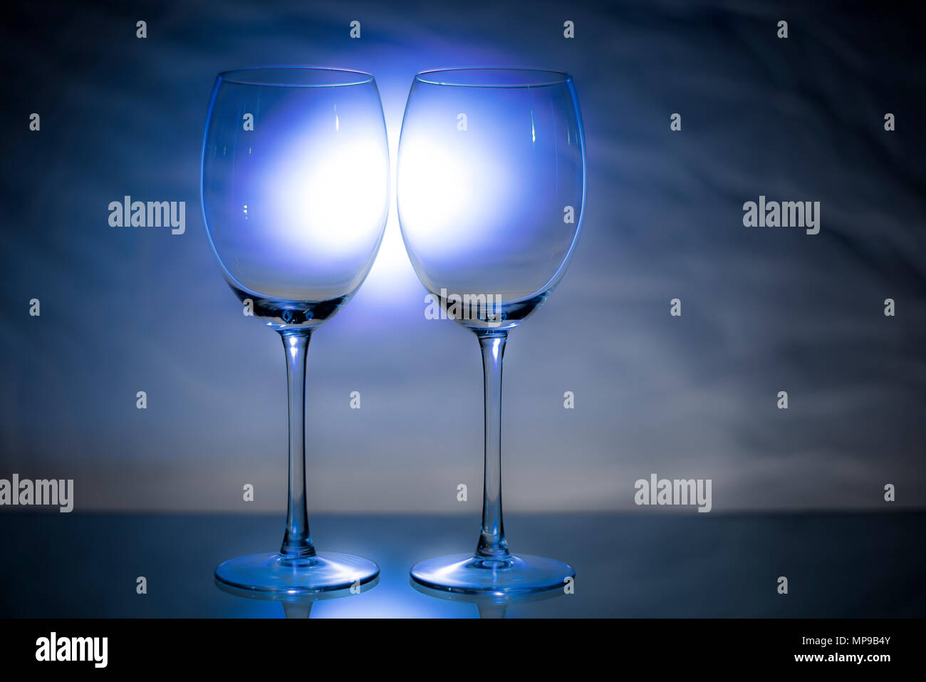 Two glasses champagne stand hi-res stock photography and images - Alamy