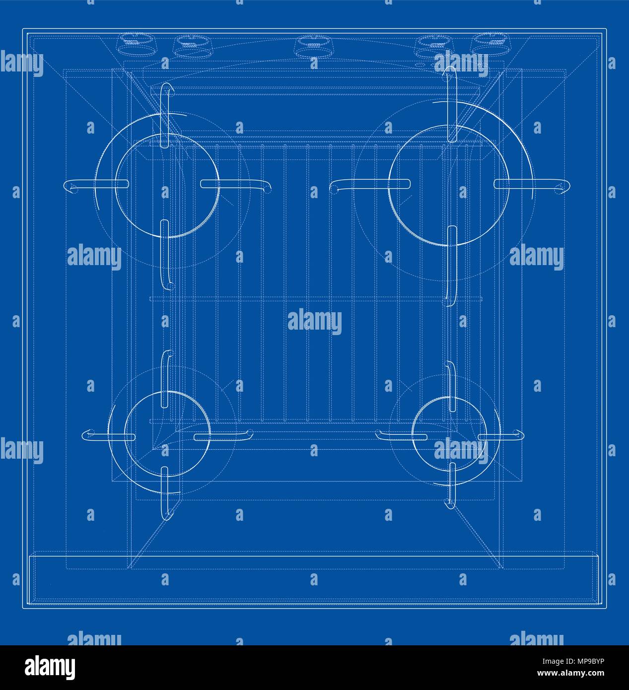 Gas stove concept. Vector Stock Vector Image & Art Alamy