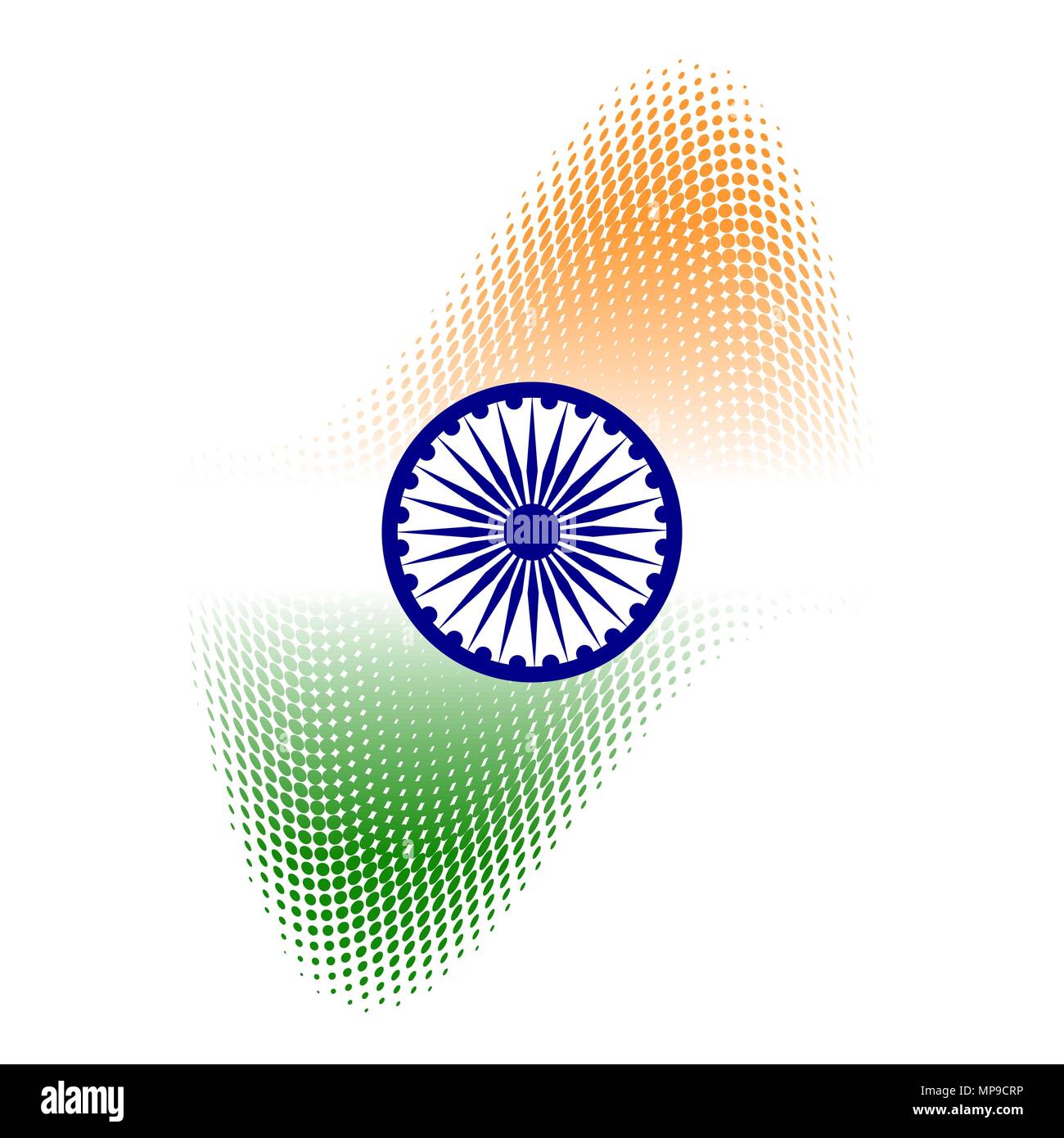 Independence Day of India. 15 August. The colors of the flag are green