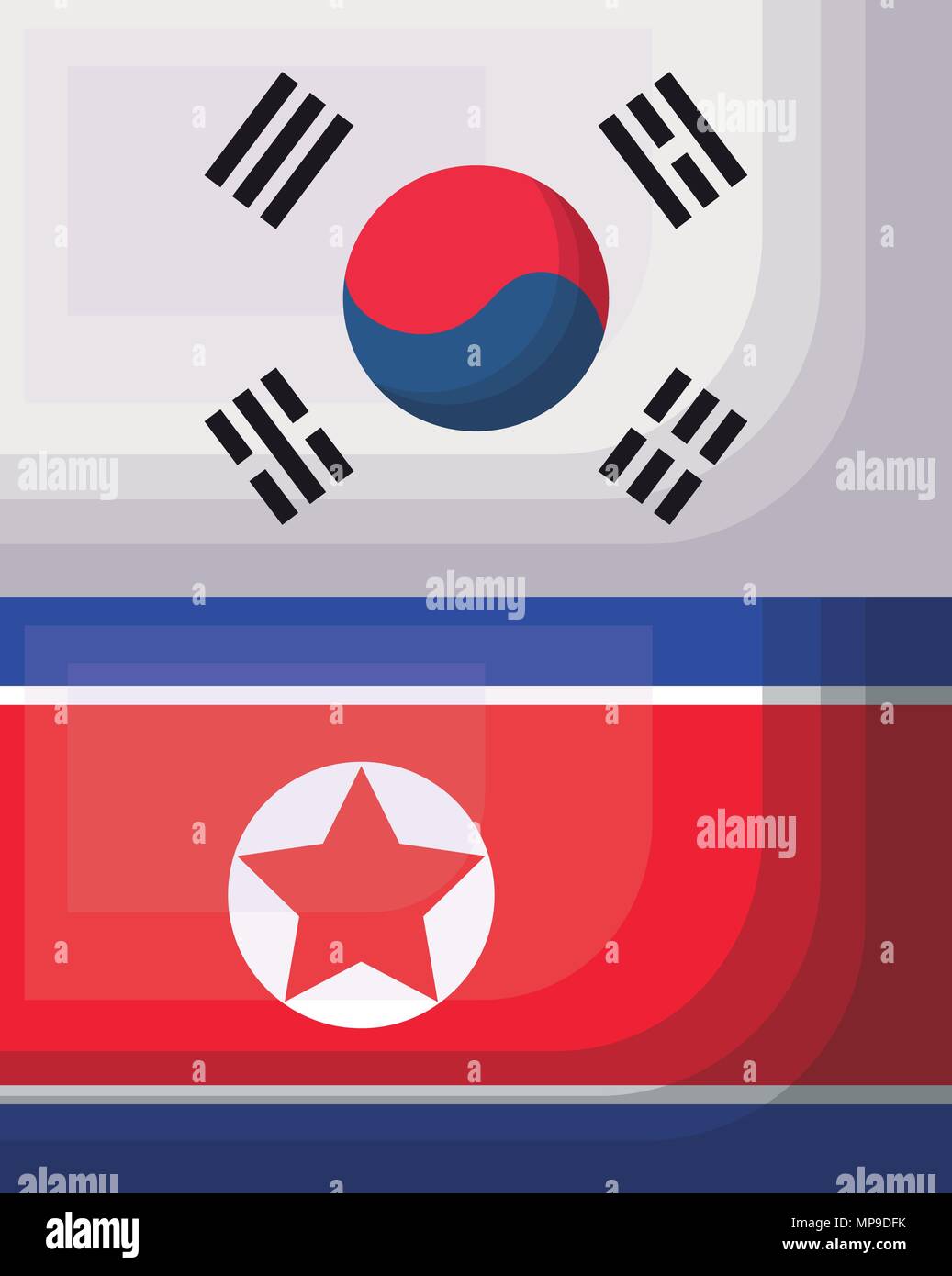 South Korea National Flag Flags High Resolution Stock Photography and