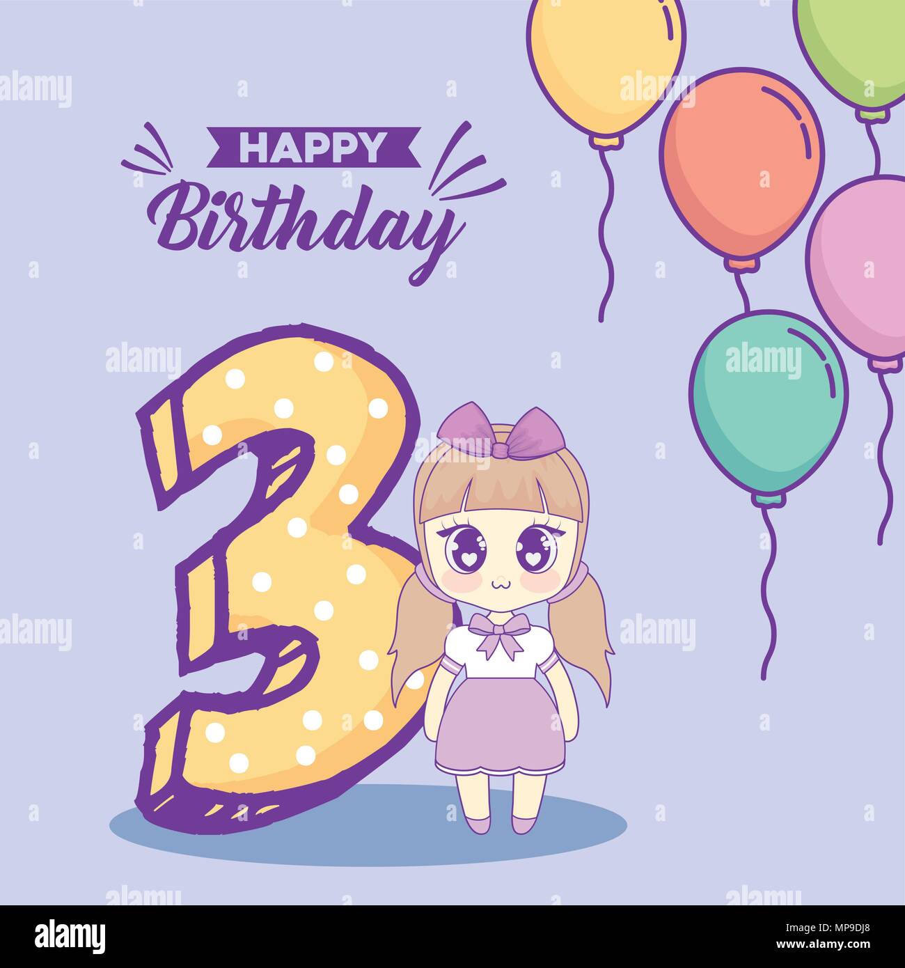 Happy Birthday Design With Kawaii Anime Girl And Number 2 Over Purple Background Colorful Design Vector Illustration Stock Vector Image Art Alamy Happy Birthday Design With Kawaii Anime Girl And Number 2 Over Purple Background Colorful Design Vector Illustration Stock Vector Image Art Alamy