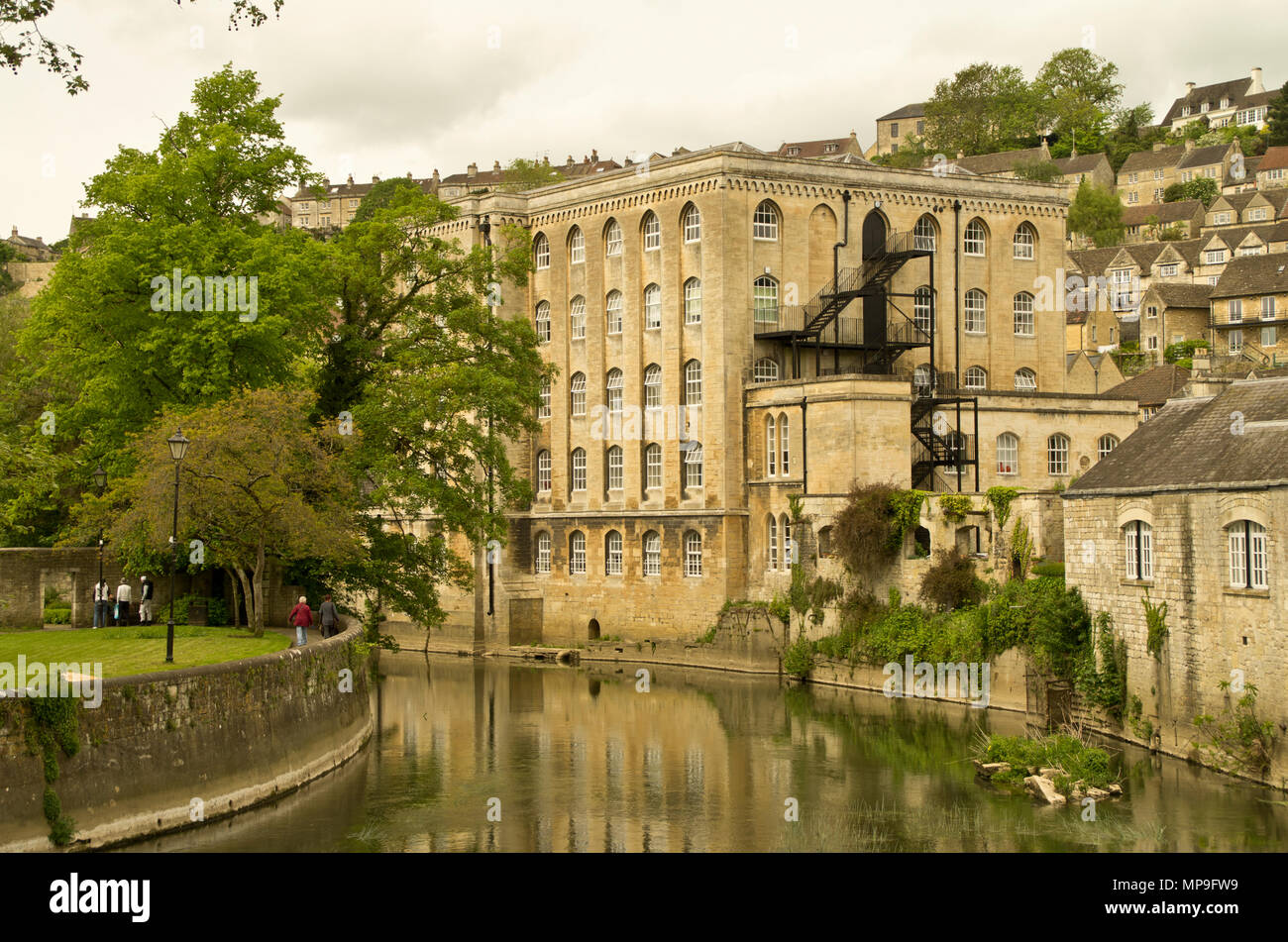 Bradford on Avon Abbey Mill Stock Photo Alamy