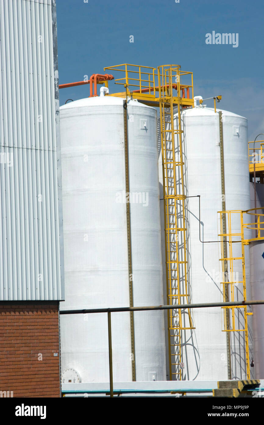 Chemical Industry, Storage Tank In Industrial Plant Stock Photo Alamy