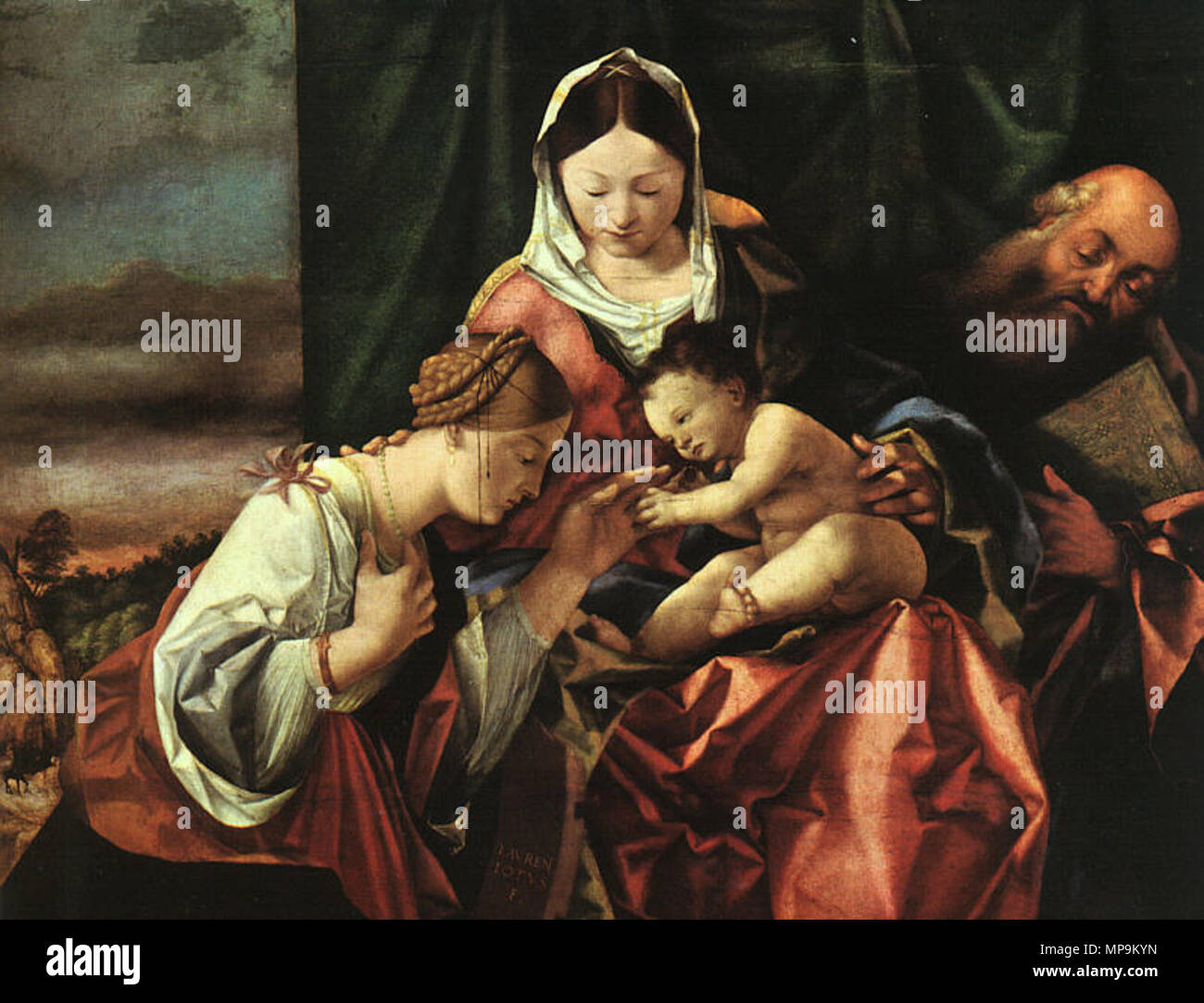 The Mystical marriage of Saint Catherine between 1506 and 1507. 819 ...
