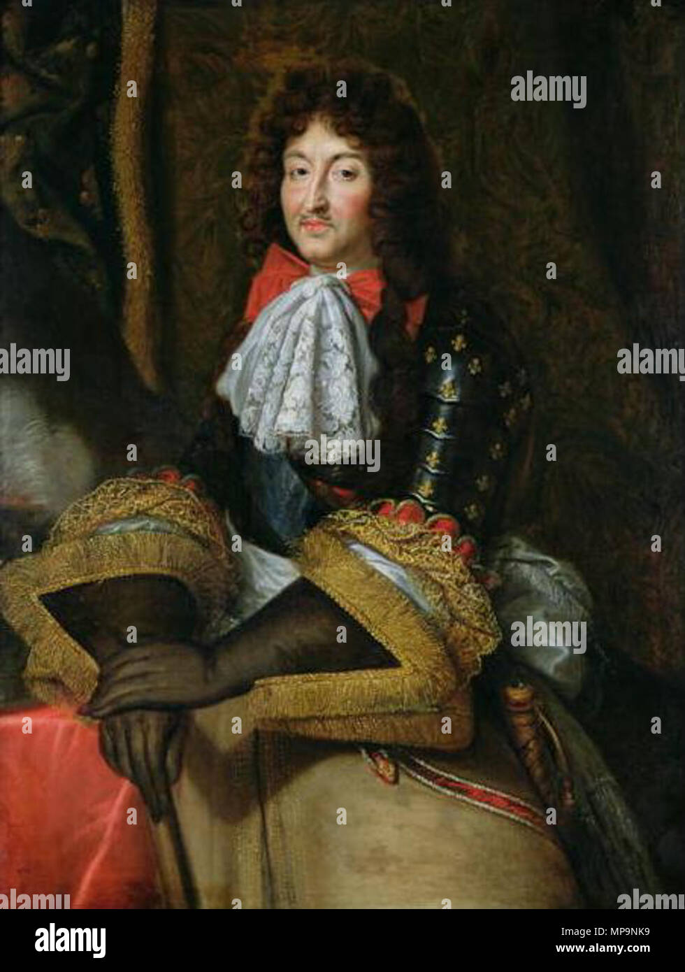 French Portrait De Louis Xiv Portrait Of Louis Xiv 17th Century 5 Louis14c Stock Photo Alamy
