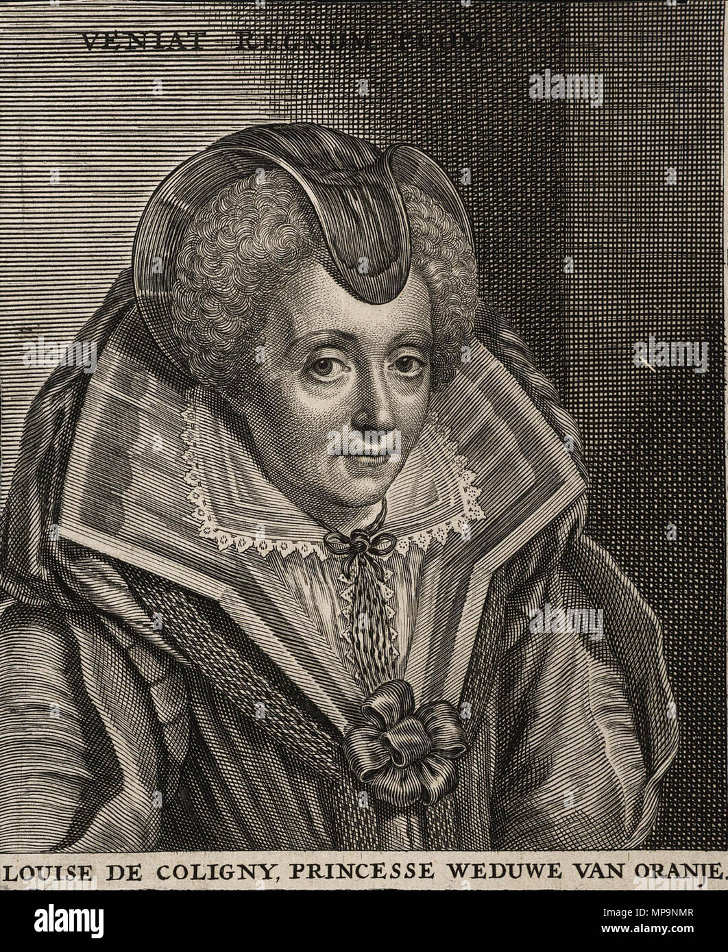 Portret van Louise de Coligny (1555-1620), echtgenote van Willem I .