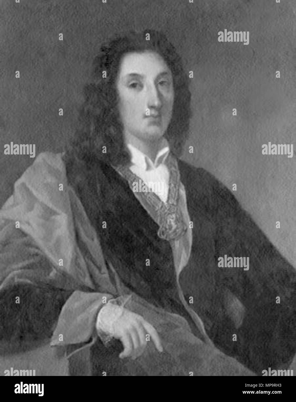 . Italiano Ritratto del conte luigi tommaso di savoia . 16th century