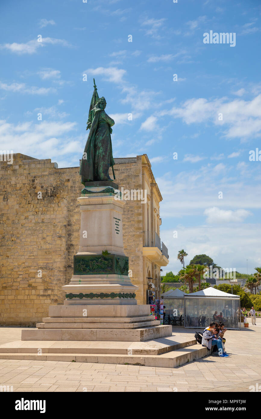 Otranto, Italy - 6.05.2018: Aragonese Castle of Otranto in south part of Italy, Europe Stock Photo